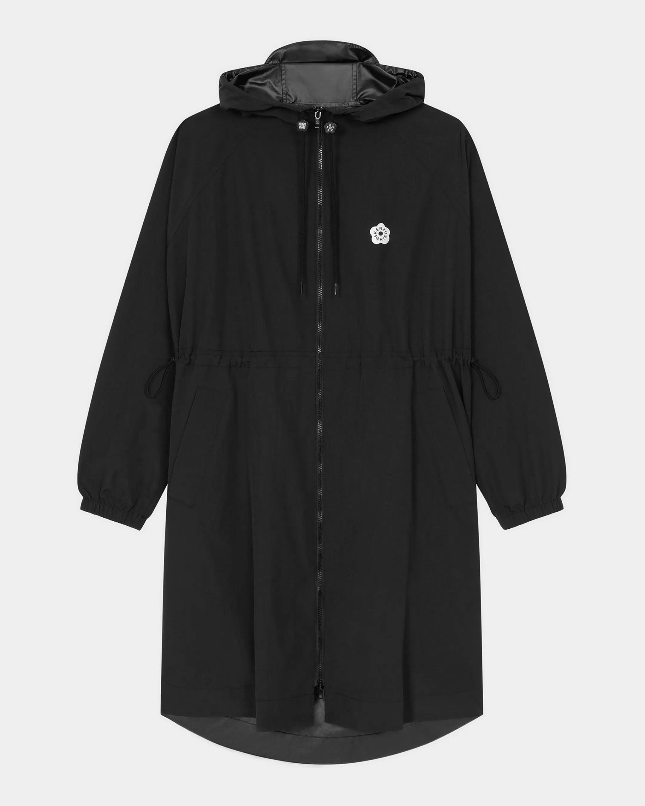 Jackets and Coats*KENZO 'BOKE 2.0' long windbreaker Black