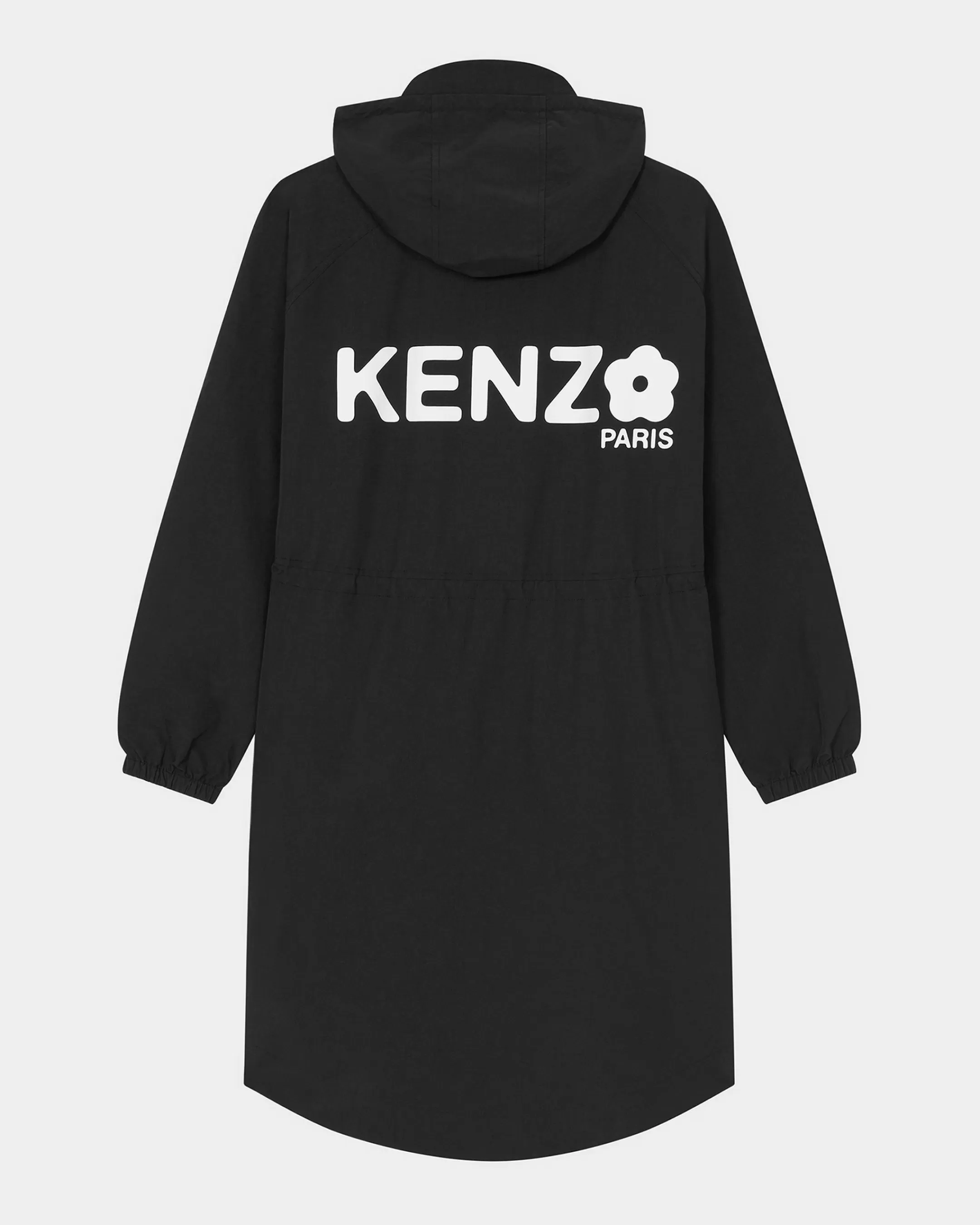 Jackets and Coats*KENZO 'BOKE 2.0' long windbreaker Black