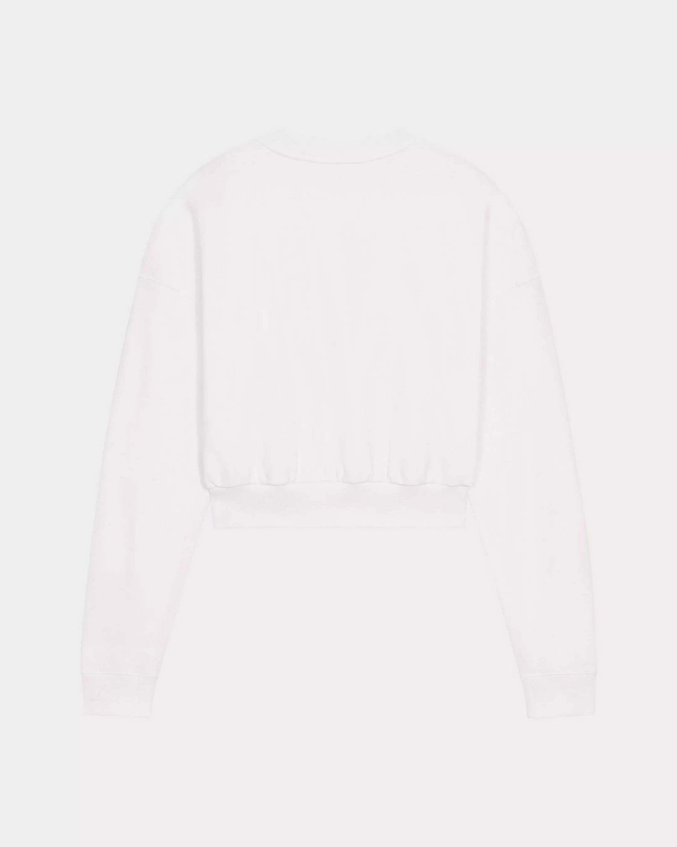 Sweatshirts and Hoodies*KENZO 'BOKE 2.0' short embroidered sweatshirt White