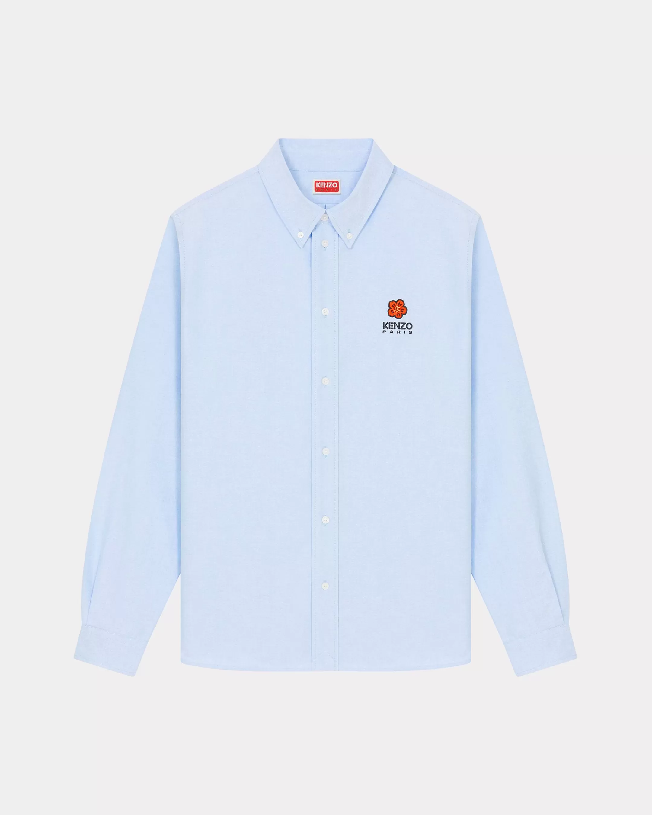 Shirts | Boke Flower*KENZO 'Boke Flower Crest' embroidered casual shirt Sky Blue