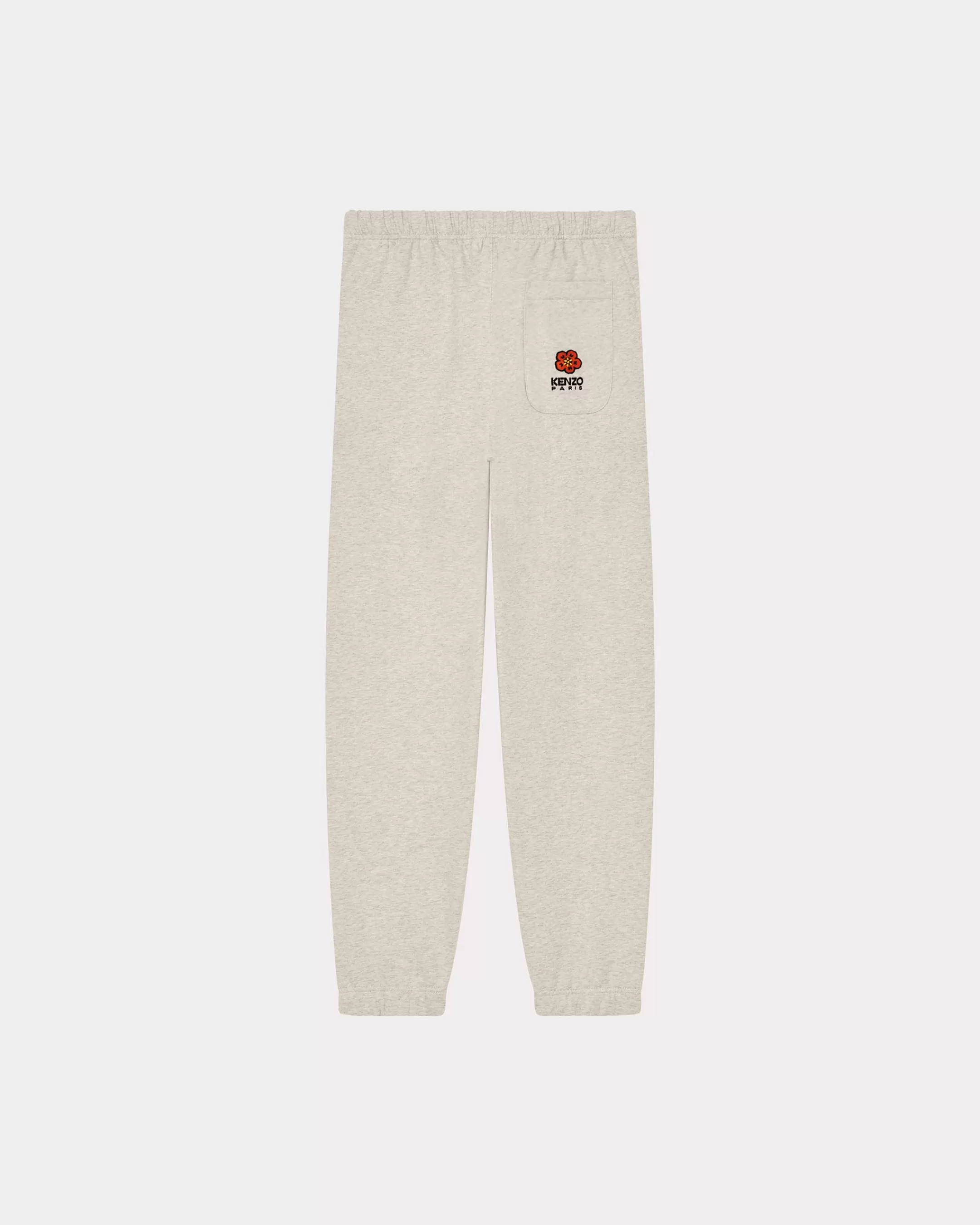 Pants and Shorts | Boke Flower*KENZO 'Boke Flower Crest' embroidered jogging bottoms Pale Grey