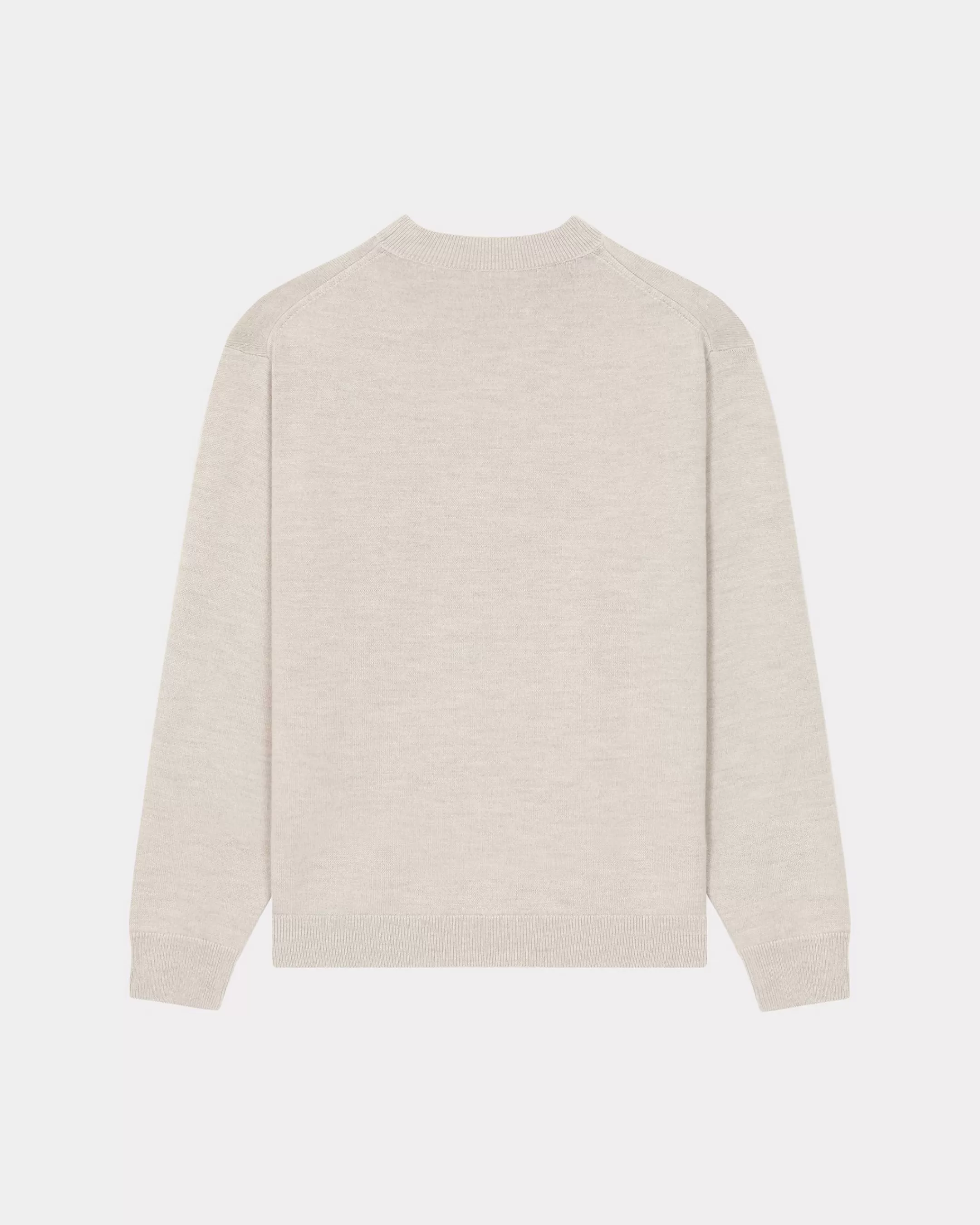 Knitwear | Boke Flower*KENZO 'Boke Flower Crest' embroidered jumper Pale Grey