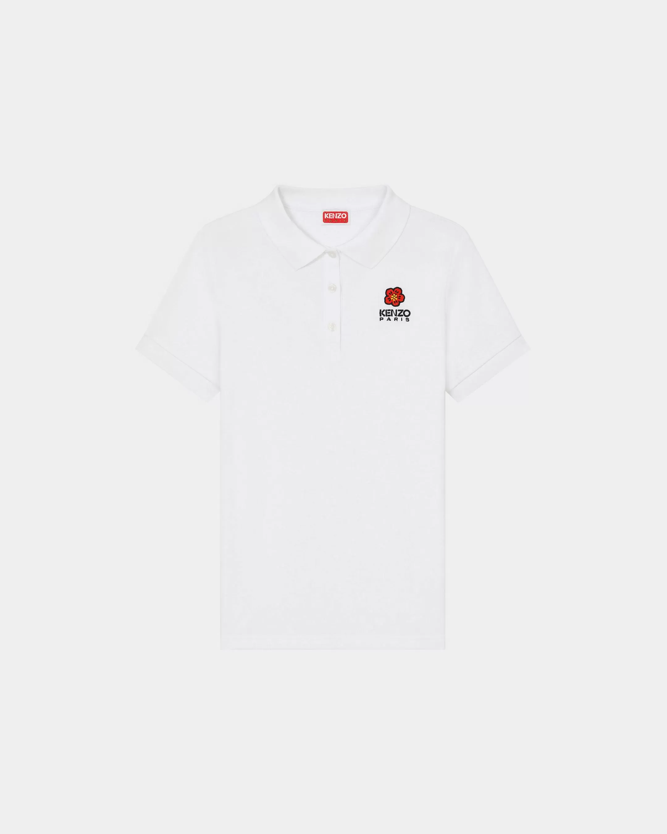 T-shirts and Polos | Boke Flower*KENZO 'Boke Flower Crest' embroidered polo shirt White