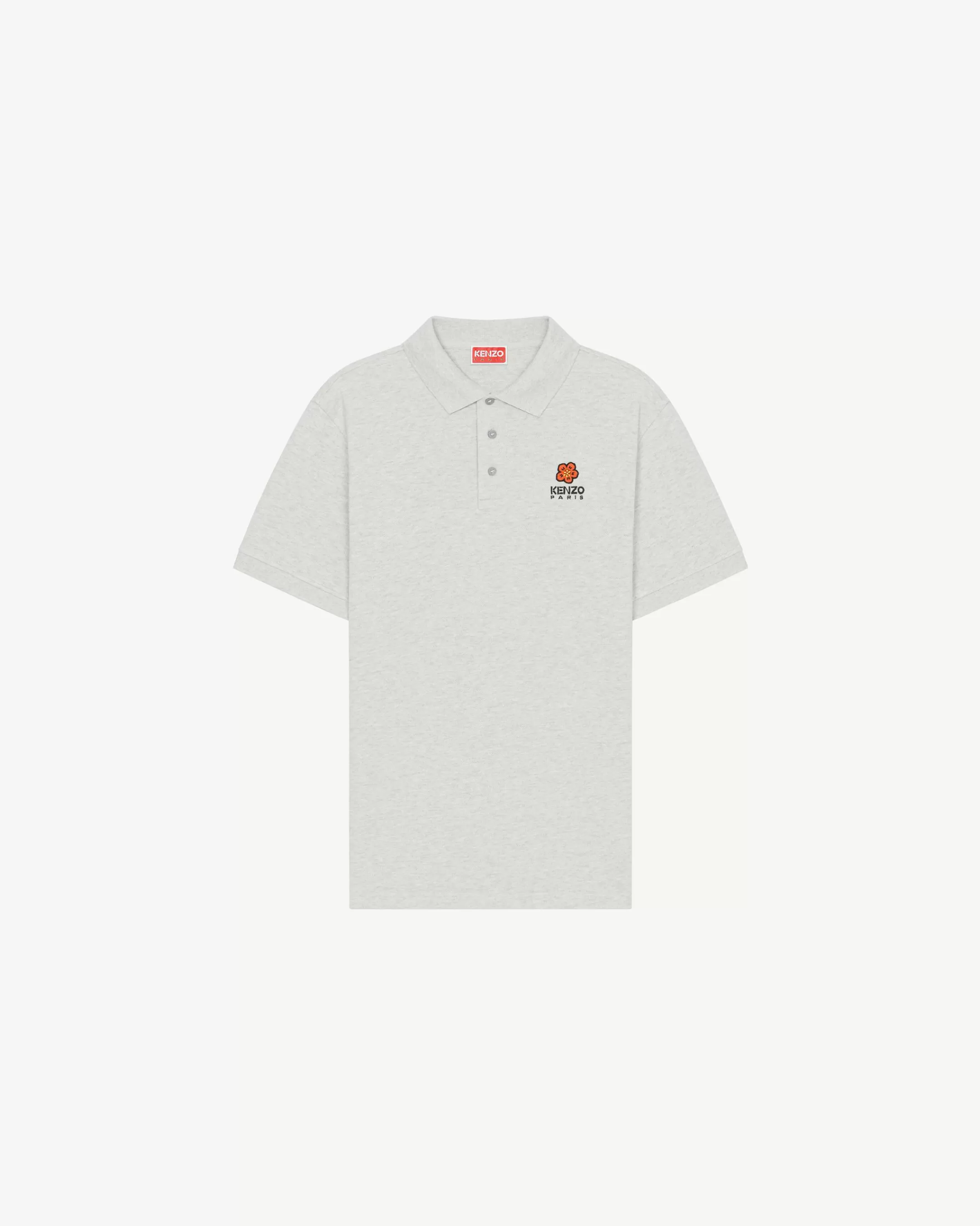 T-shirts and Polos | Boke Flower*KENZO 'Boke Flower Crest' embroidered polo shirt Pale Grey