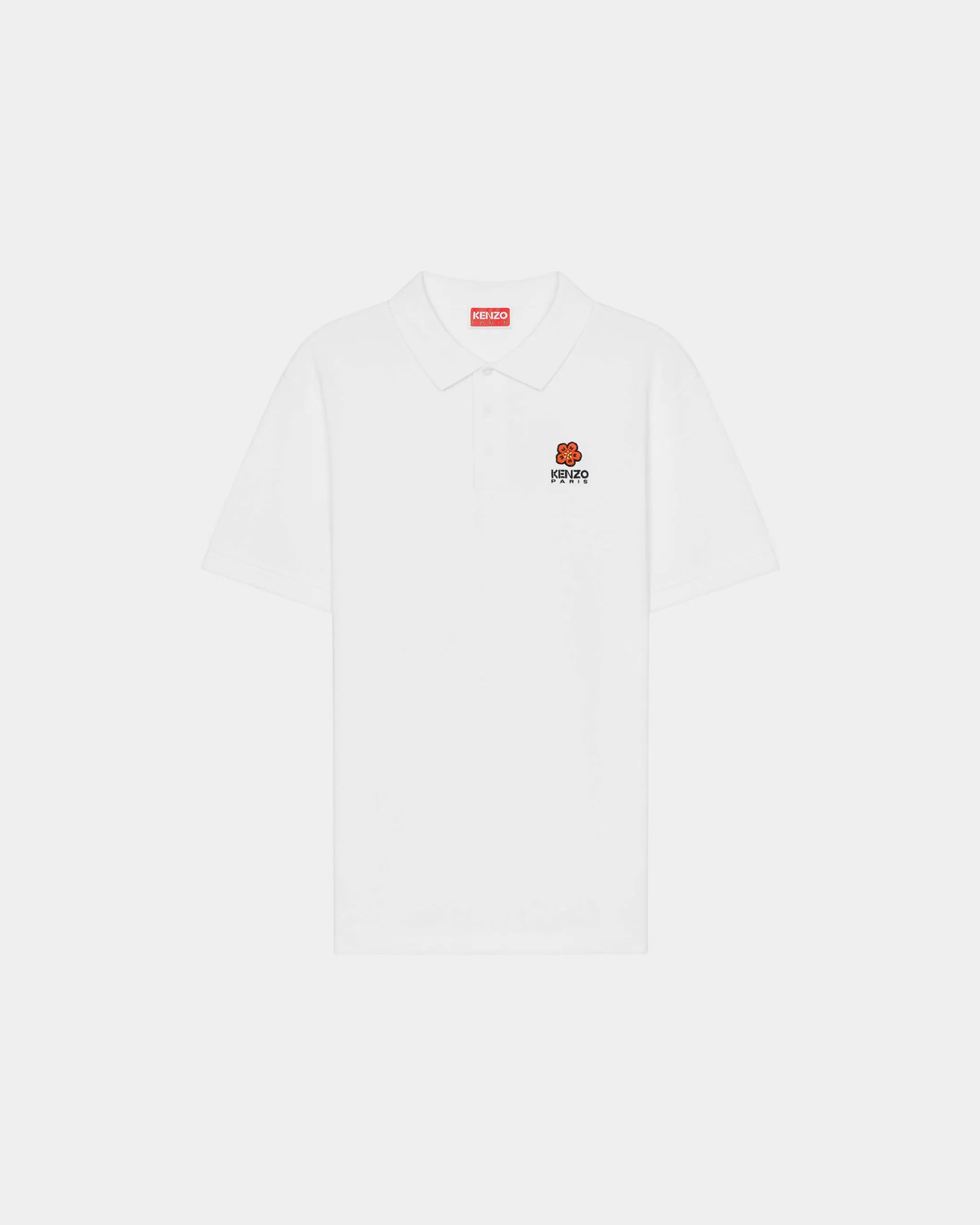 T-shirts and Polos | Boke Flower*KENZO 'Boke Flower Crest' embroidered polo shirt White