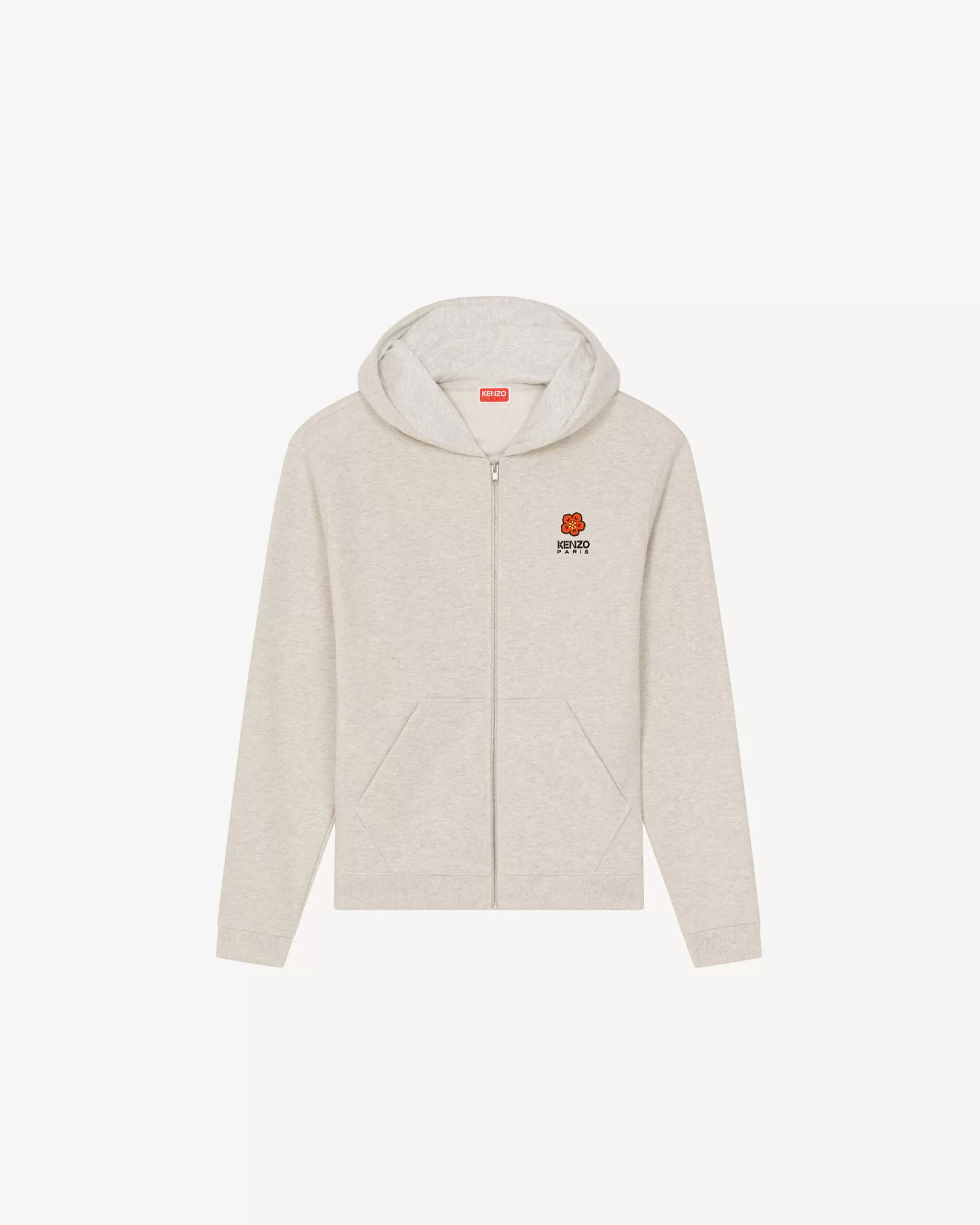 Sweatshirts and Hoodies | Boke Flower*KENZO 'Boke Flower Crest' hooded zip-up sweatshirt Pale Grey