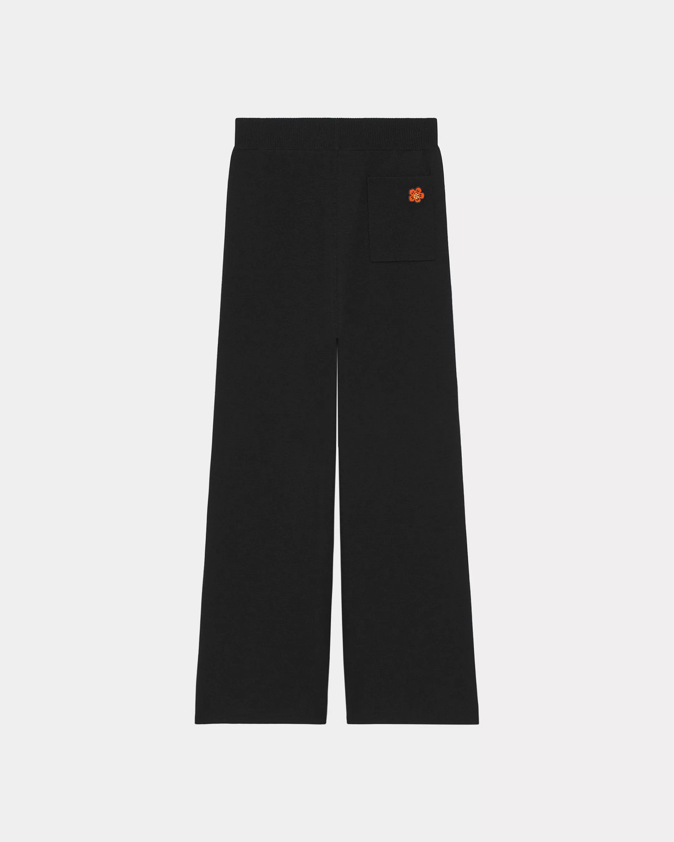 Pants and Shorts | Boke Flower*KENZO 'Boke Flower Crest' merino wool trousers Black