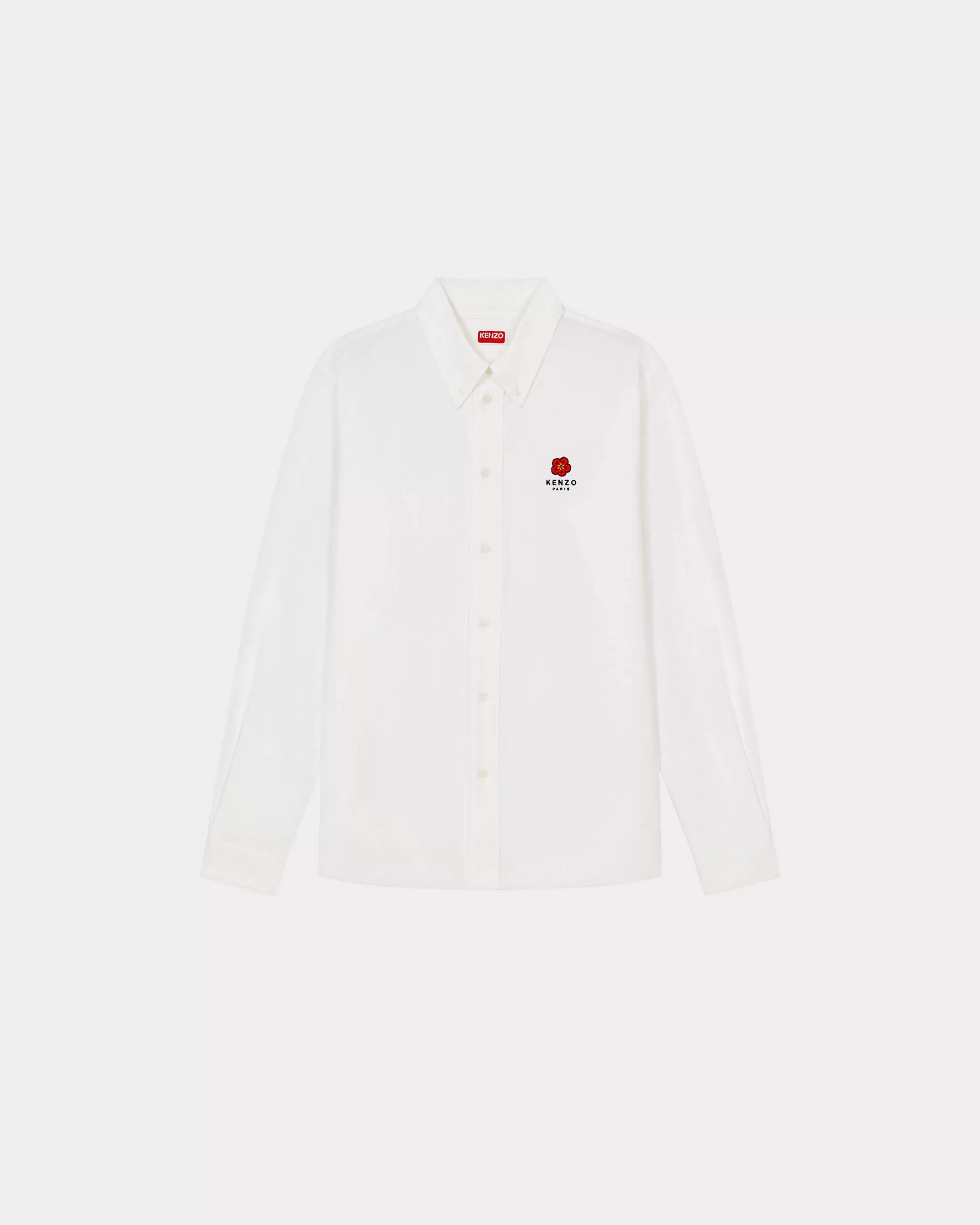 Shirts*KENZO 'Boke Flower Crest' shirt jacket White