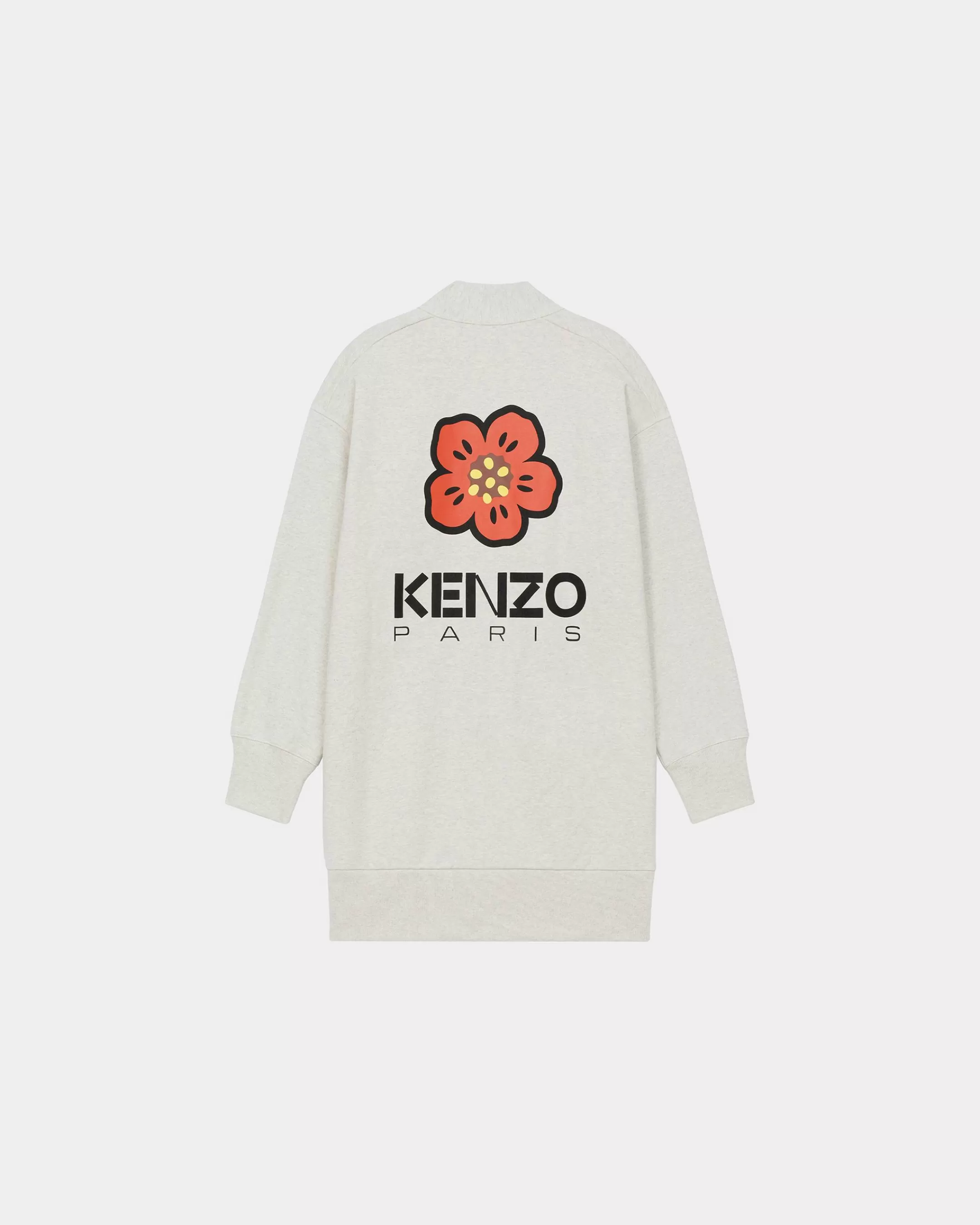 Dresses and Skirts*KENZO 'Boke Flower' embroidered cardigan dress Pale Grey