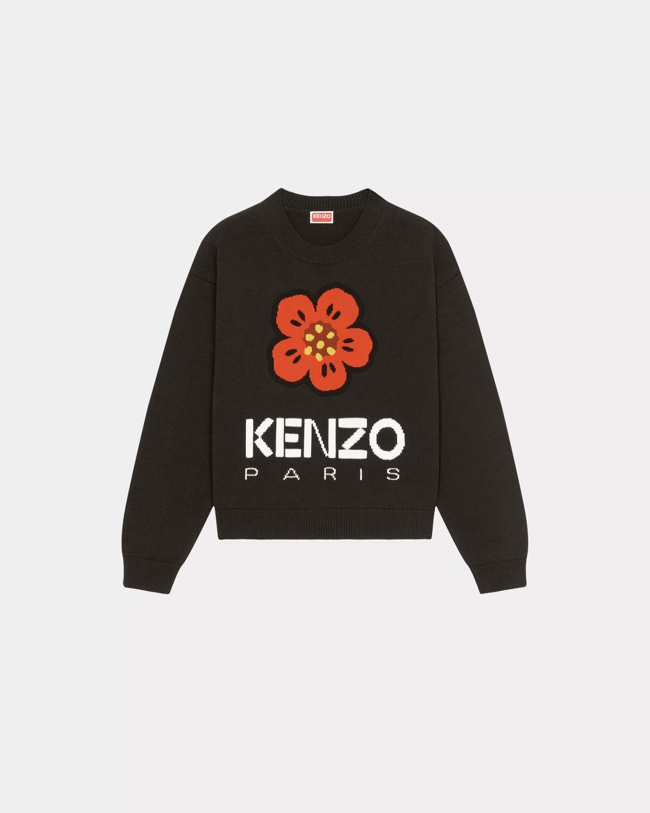 Knitwear | Boke Flower*KENZO 'Boke Flower' jumper in GOTS cotton Black