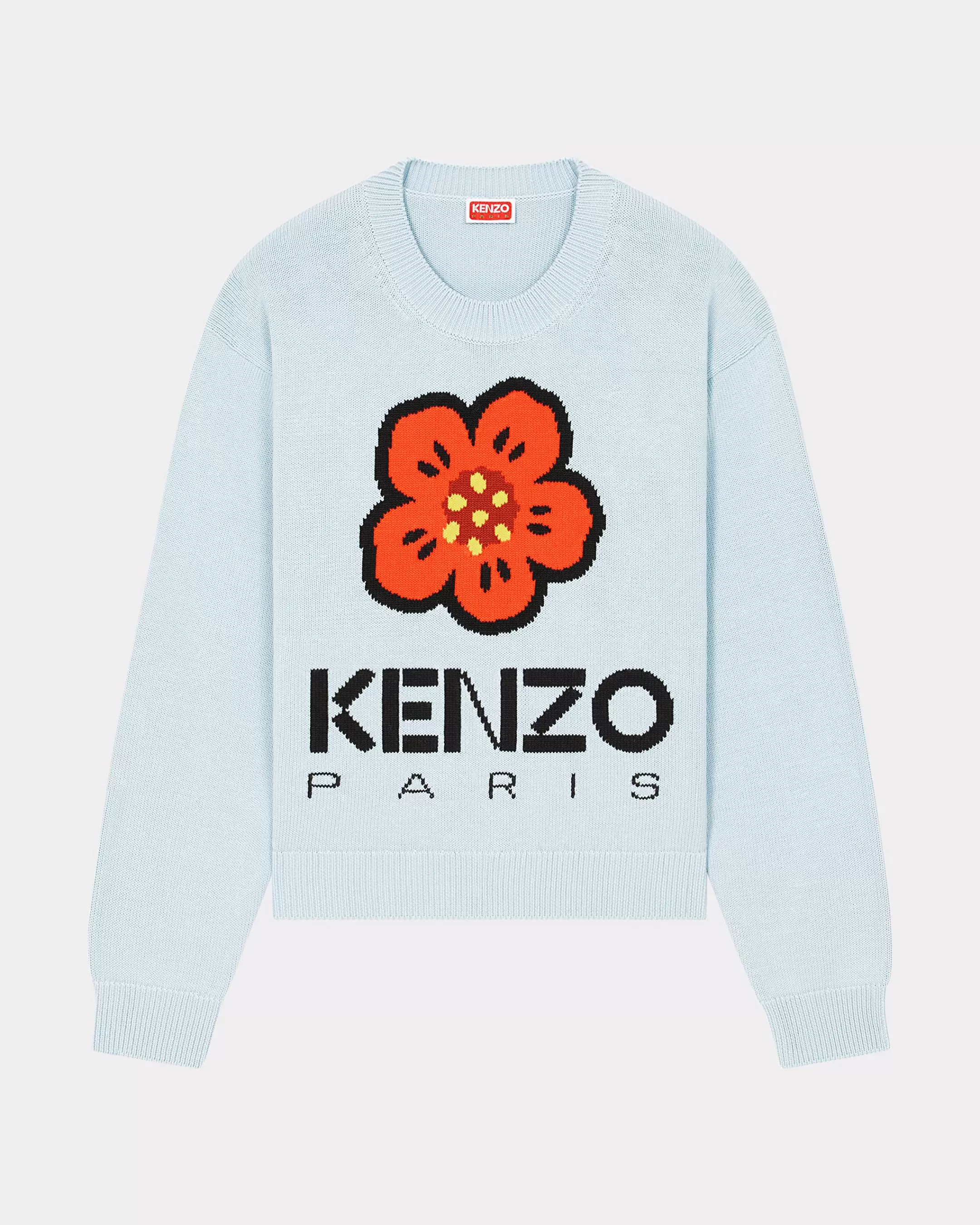 Knitwear | Boke Flower*KENZO 'Boke Flower' jumper in GOTS cotton Light Blue