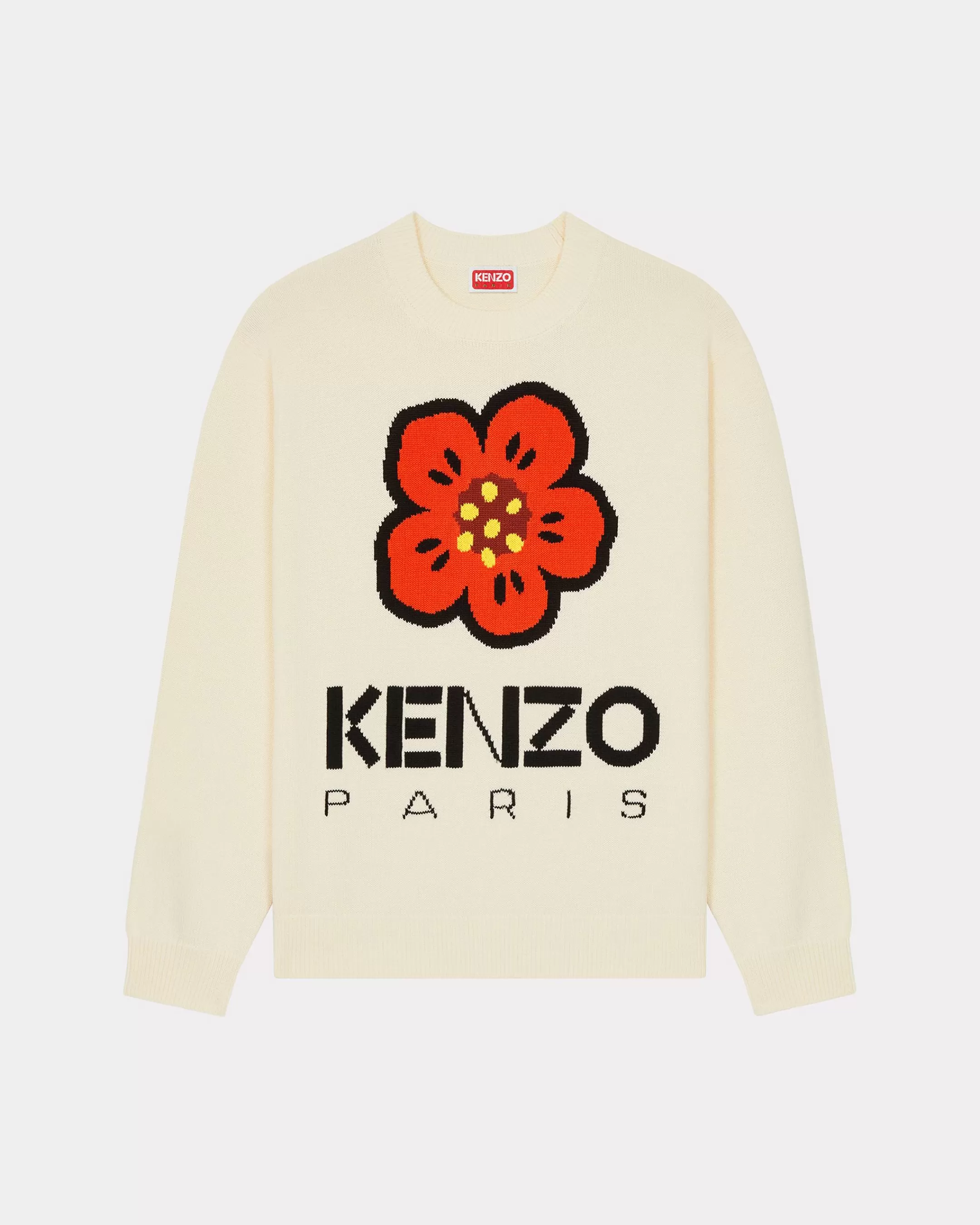 Knitwear | Boke Flower*KENZO 'Boke Flower' jumper in GOTS cotton Off White