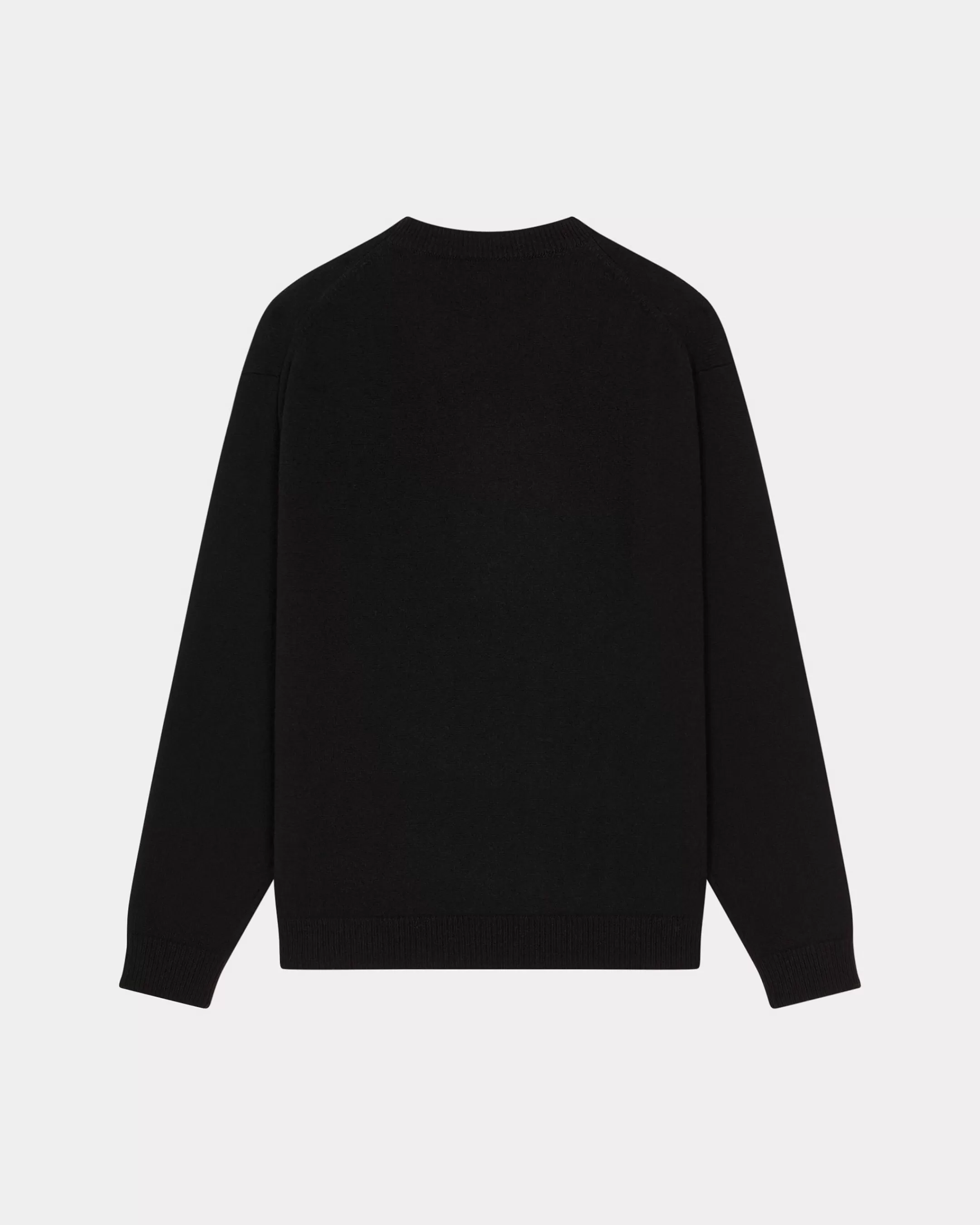 Knitwear*KENZO 'Boke Flower' jumper in merino wool Black