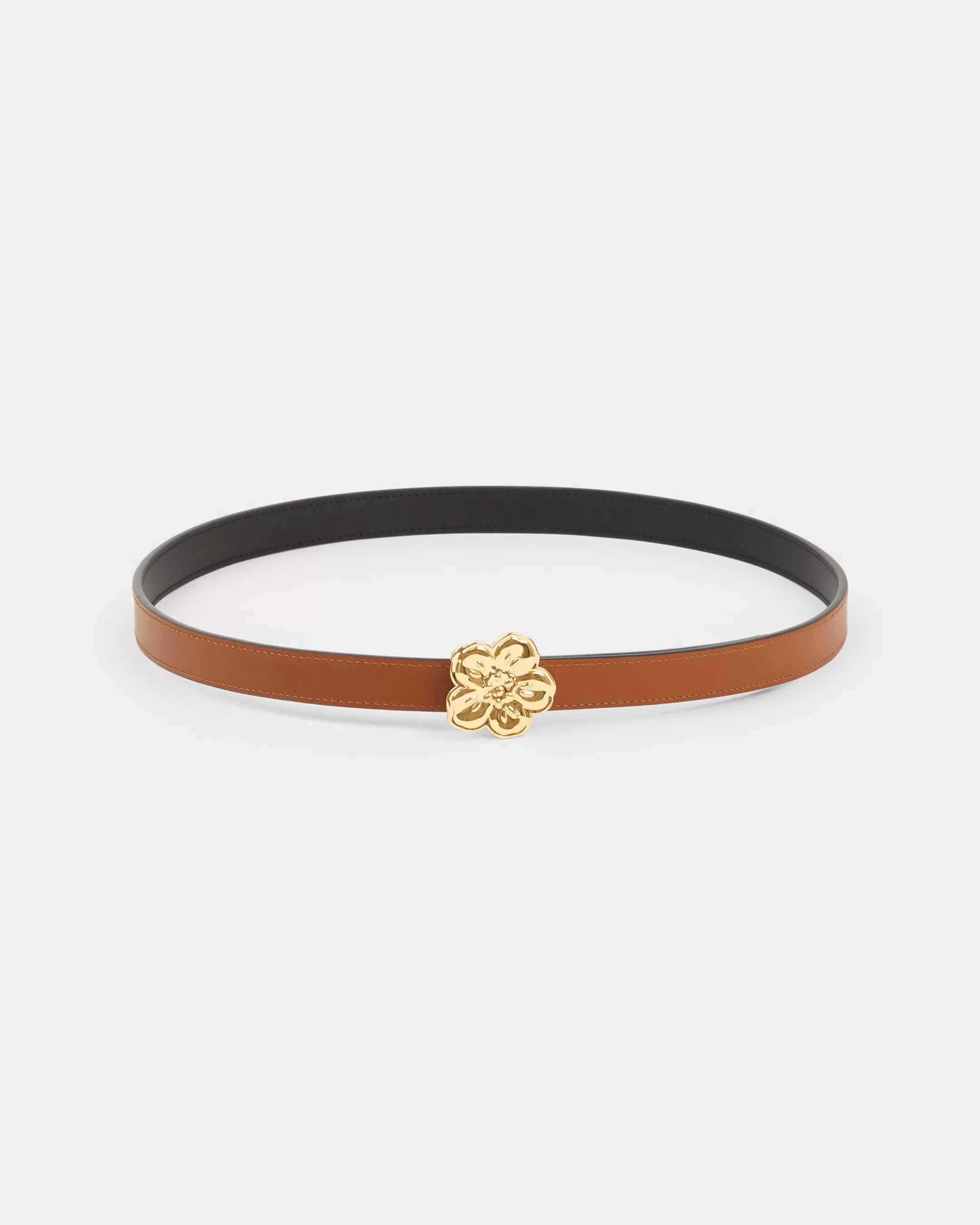 Belts | Belts*KENZO 'Boke Flower' leather reversible belt Black