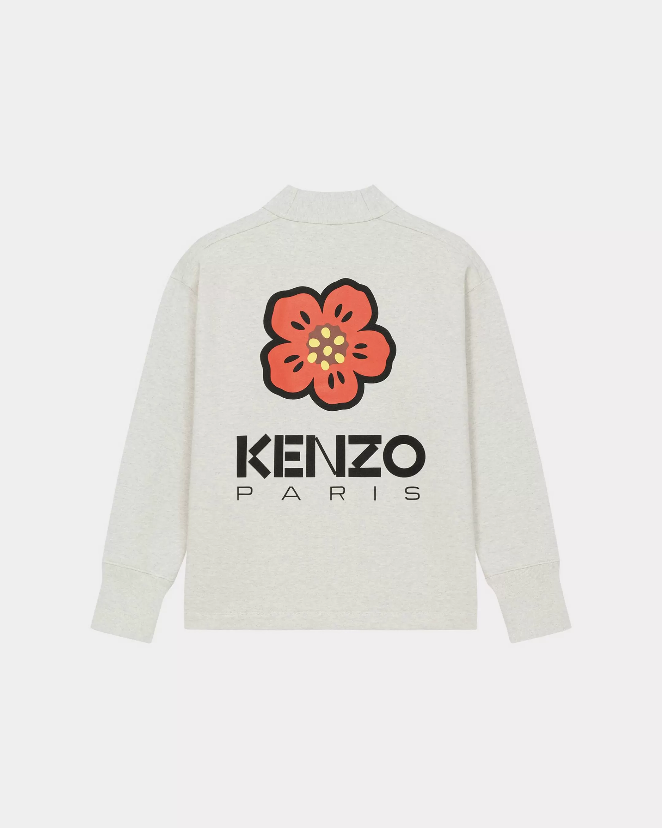 Sweatshirts and Hoodies*KENZO 'Boke Flower Placed' cardigan Pale Grey