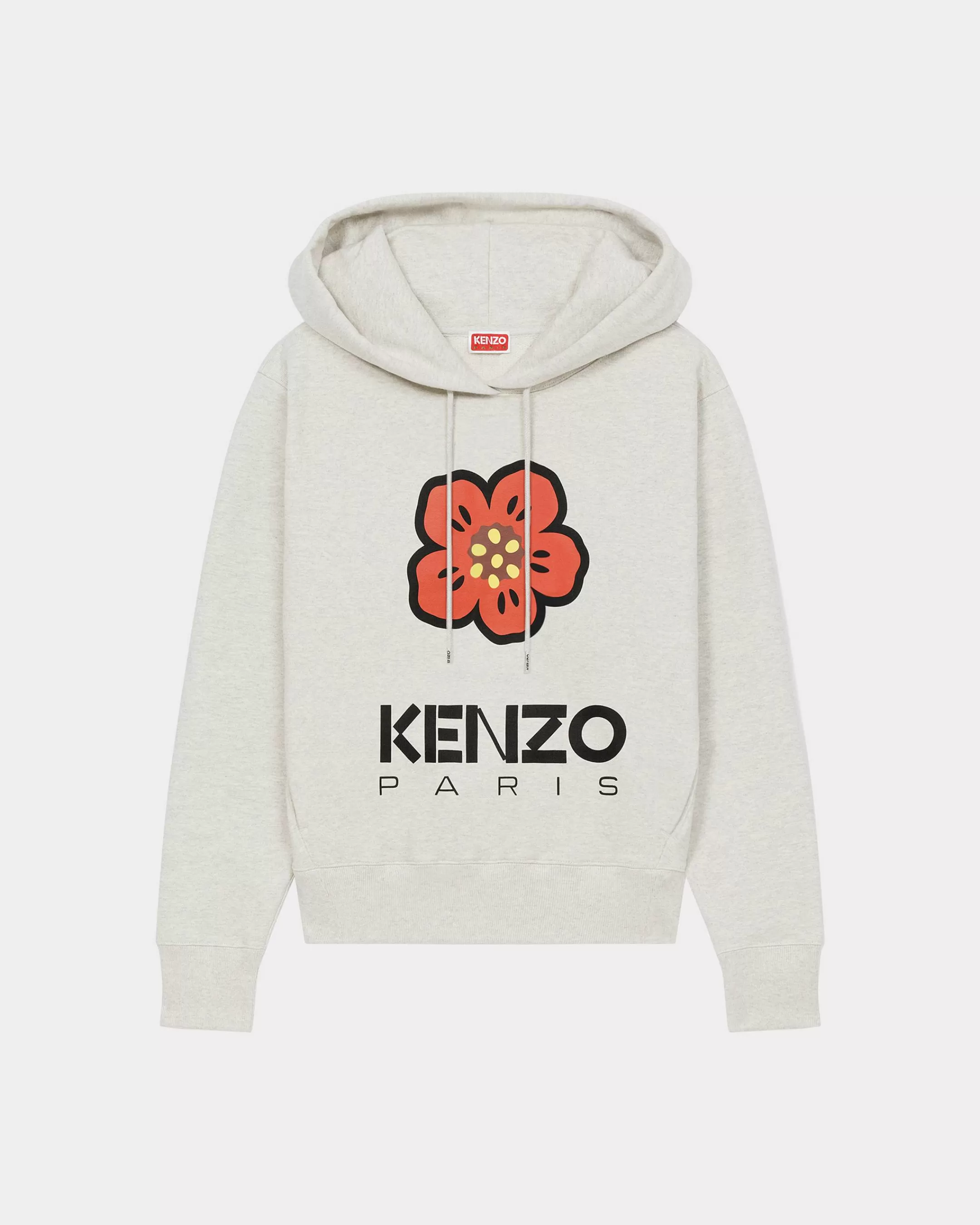 Sweatshirts and Hoodies*KENZO 'Boke Flower Placed' hooded sweatshirt Pale Grey