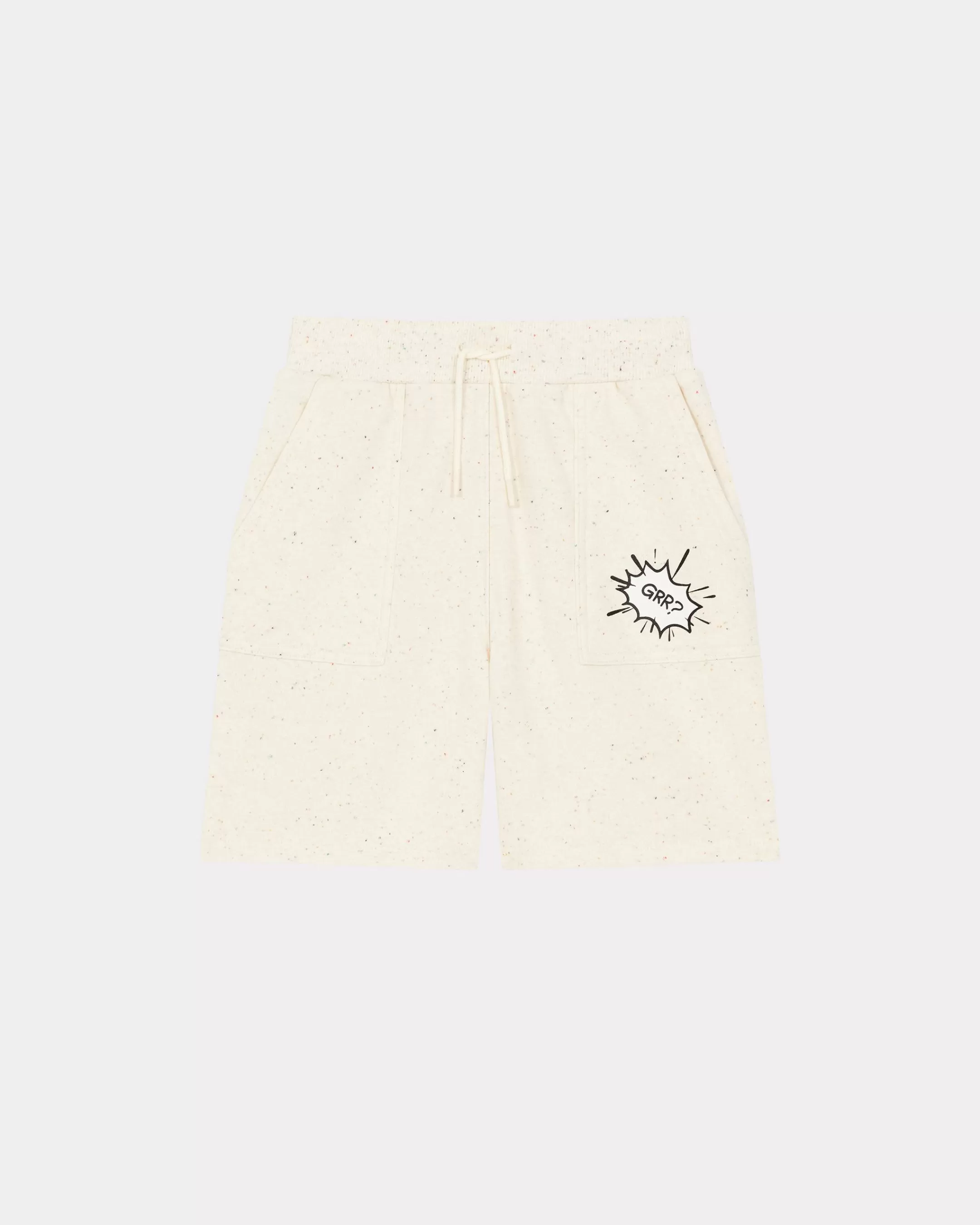 BOYS (3-12 YEARS)*KENZO 'Campus' casual Bermuda shorts Cream