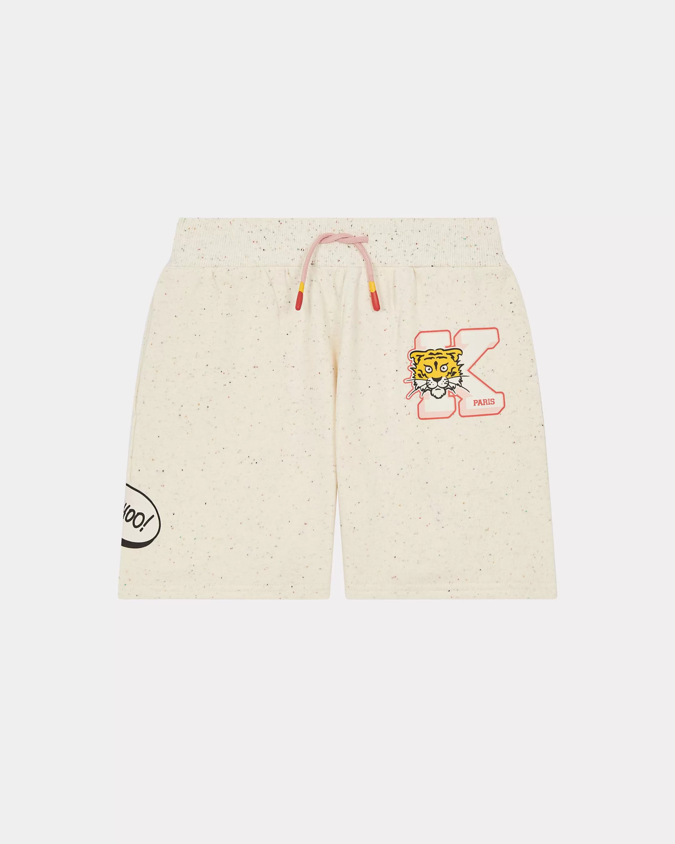 GIRLS (3-12 YEARS)*KENZO 'Campus' casual shorts Cream