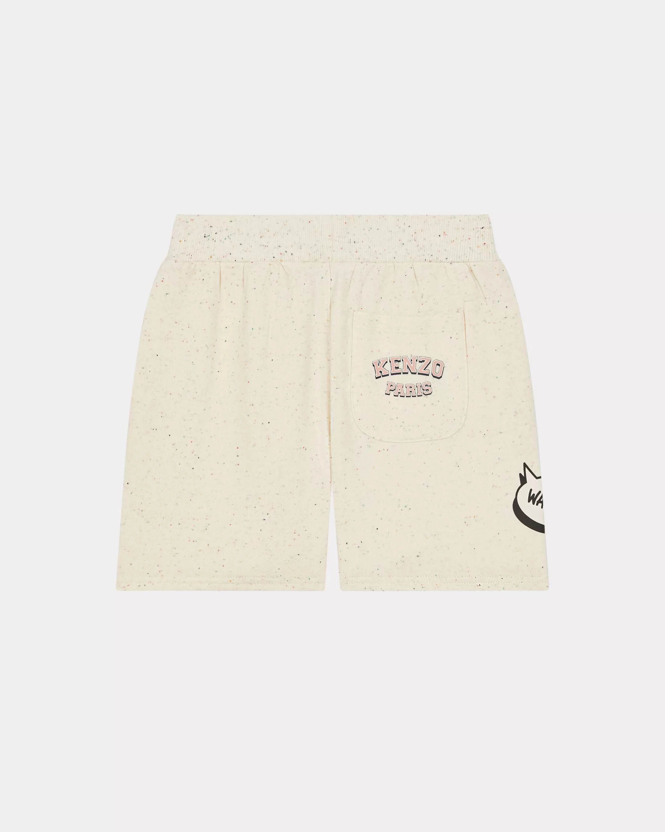 GIRLS (3-12 YEARS)*KENZO 'Campus' casual shorts Cream