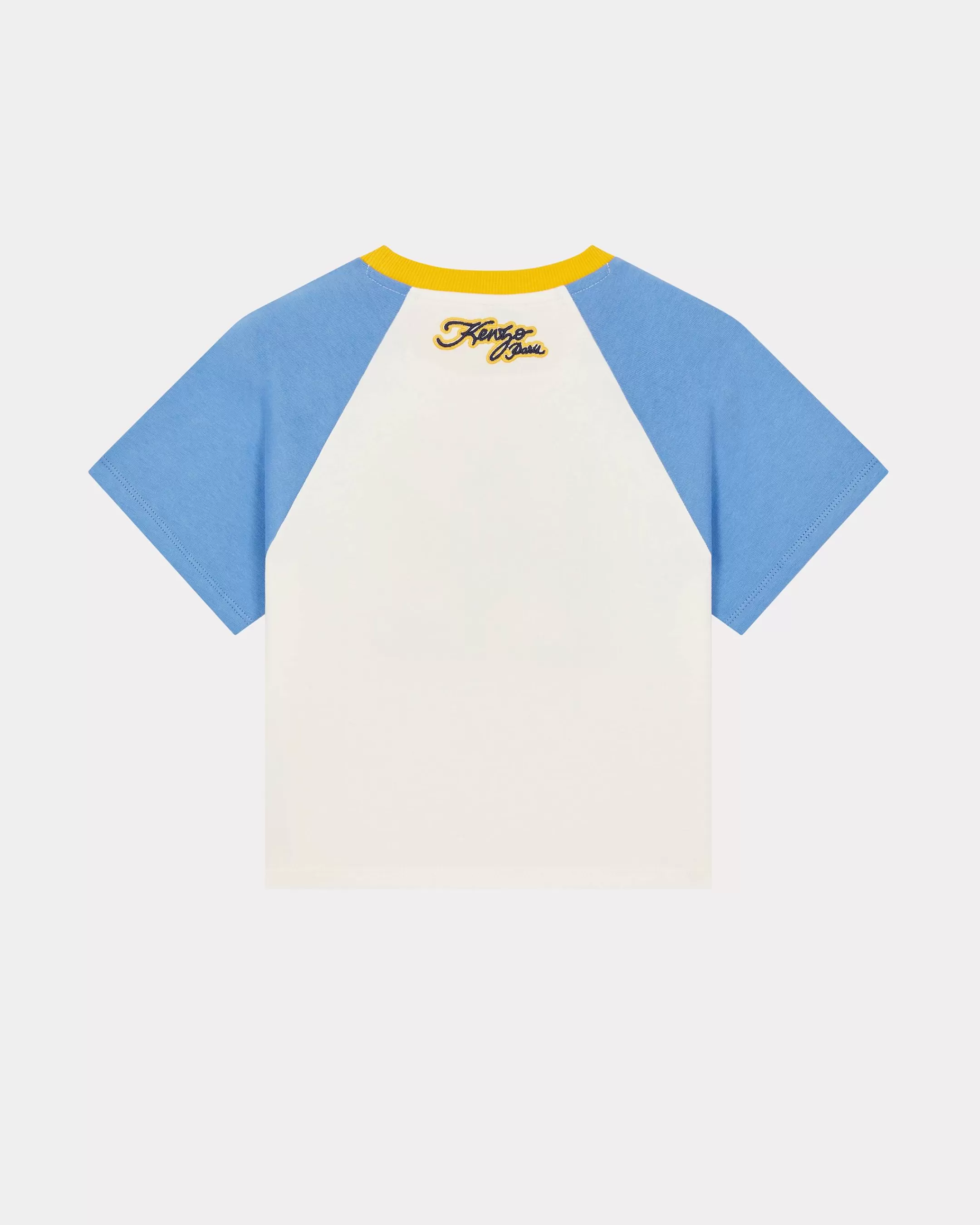 BOYS (3-12 YEARS)*KENZO 'Campus' cotton T-shirt Off White