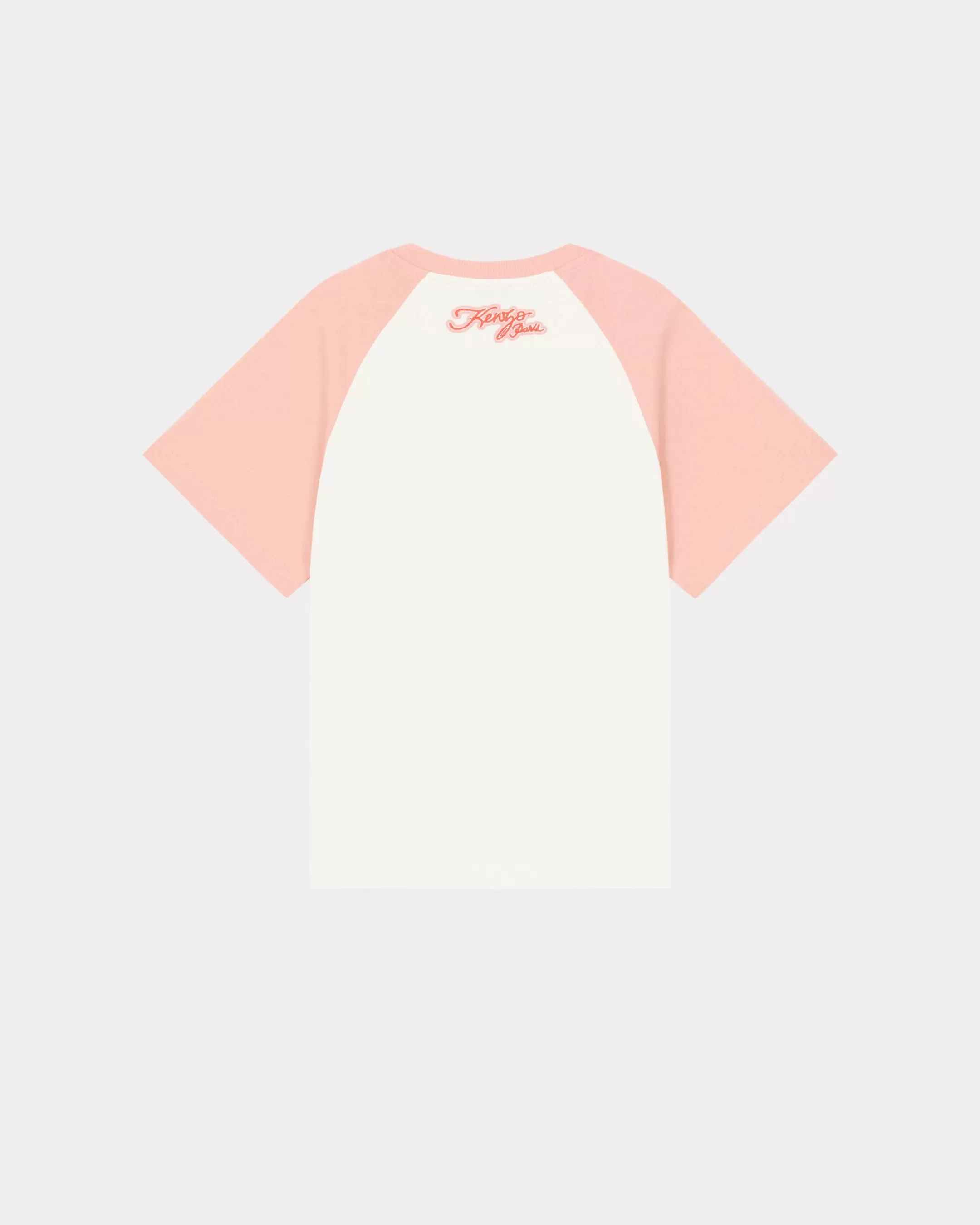 GIRLS (3-12 YEARS)*KENZO 'Campus' embroidered T-shirt Off White