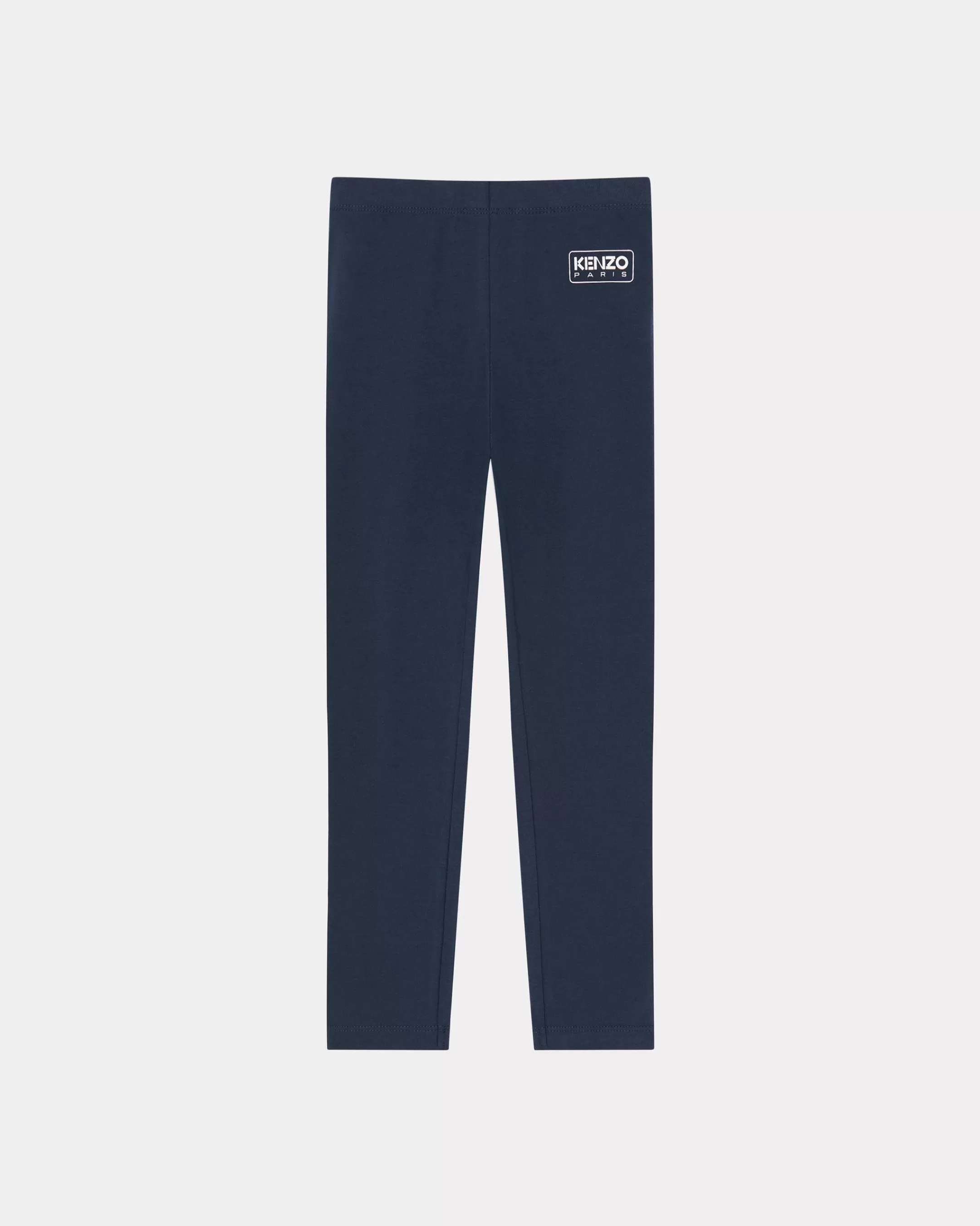 GIRLS (3-12 YEARS)*KENZO Cotton leggings Navy Blue