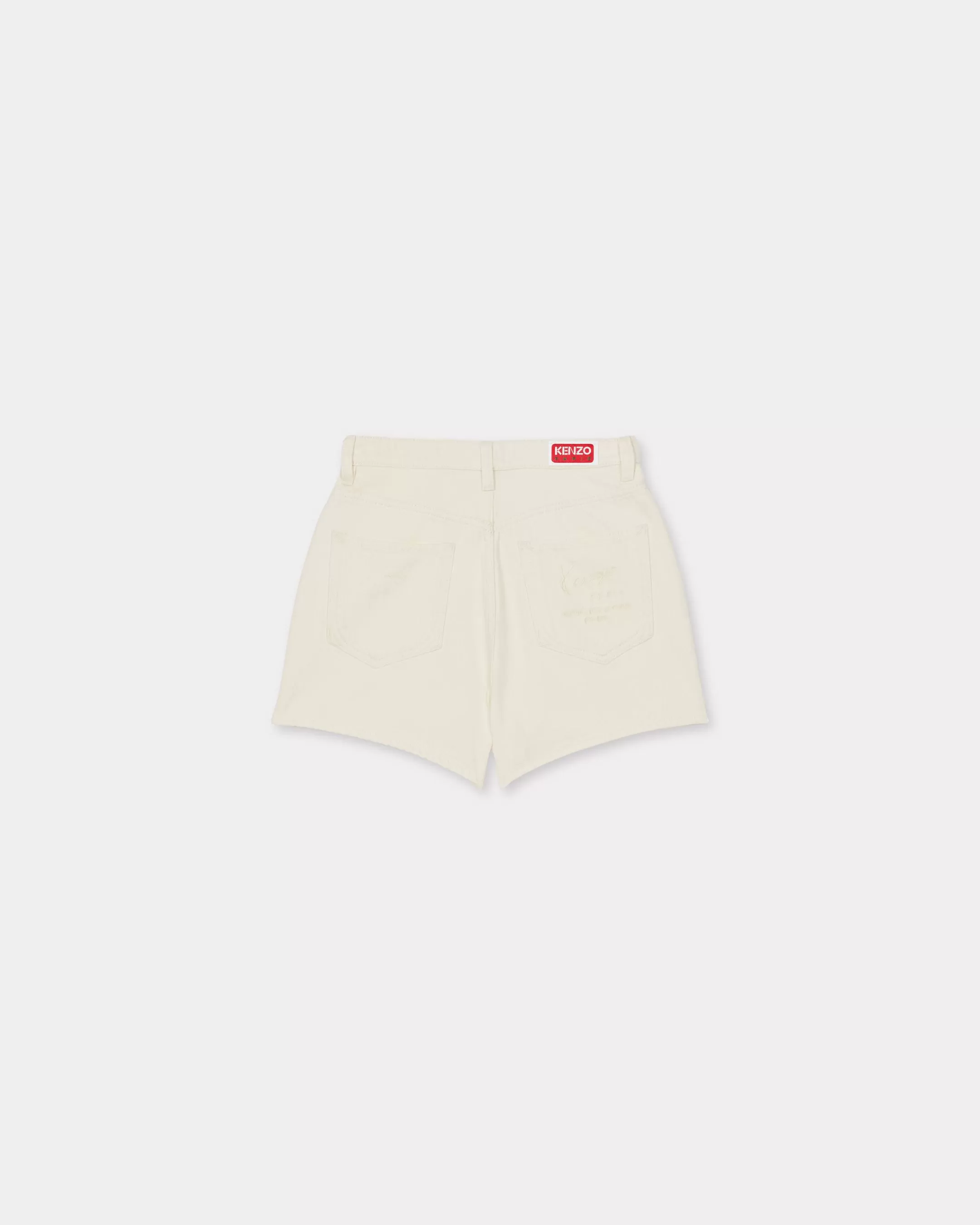 Pants and Shorts*KENZO Denim short Stone Bleached White Denim