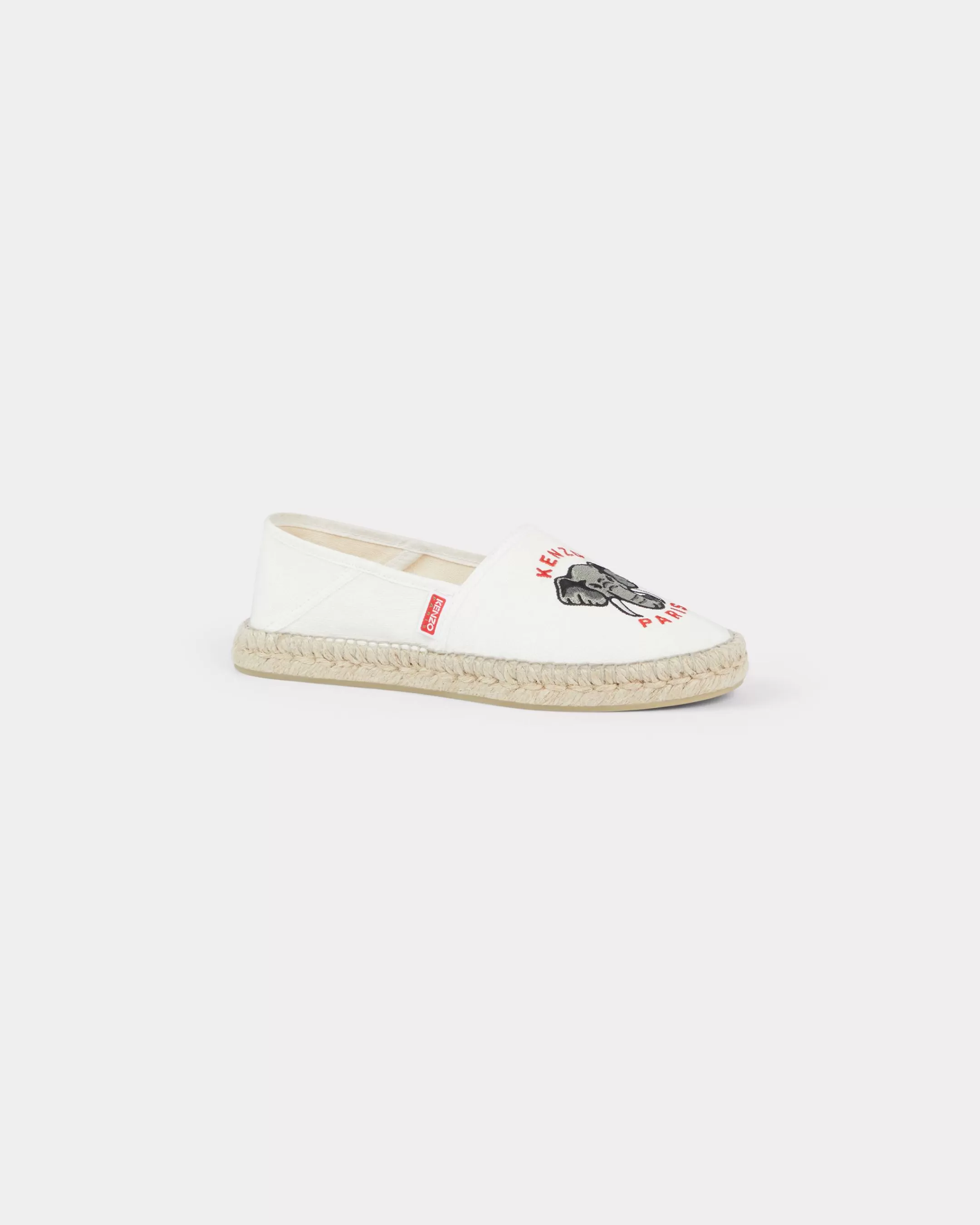 Mules And Espadrilles | Mules And Espadrilles*KENZO Embroidered canvas espadrilles White