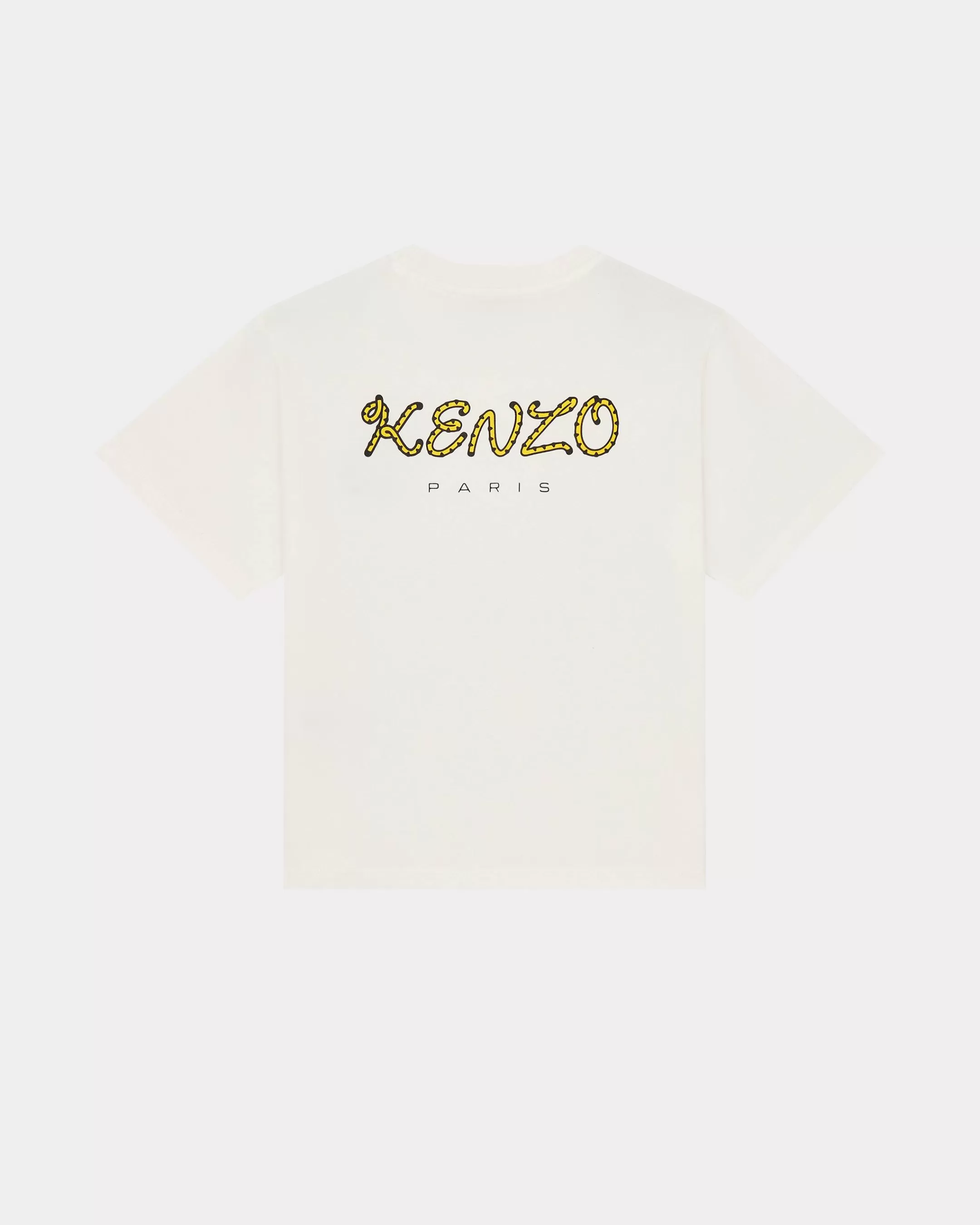 BOYS (3-12 YEARS) | GIRLS (3-12 YEARS)*KENZO Embroidered cotton T-shirt Off White