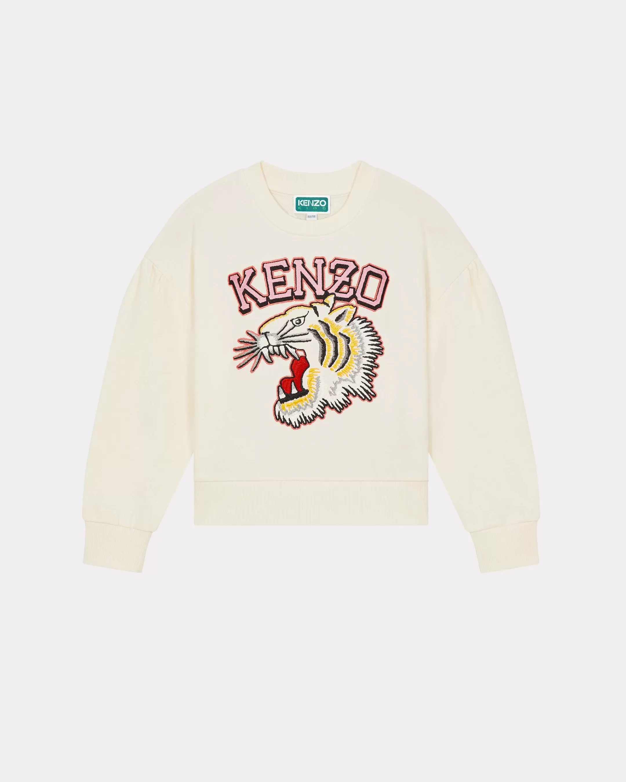 GIRLS (3-12 YEARS)*KENZO Embroidered sweatshirt Off White