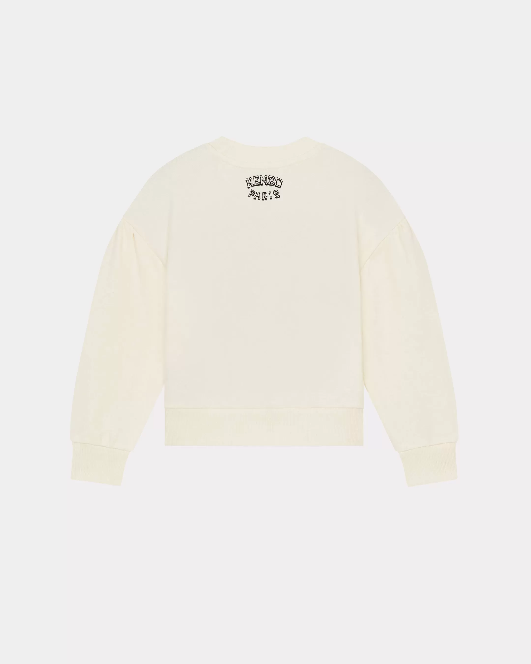 GIRLS (3-12 YEARS)*KENZO Embroidered sweatshirt Off White