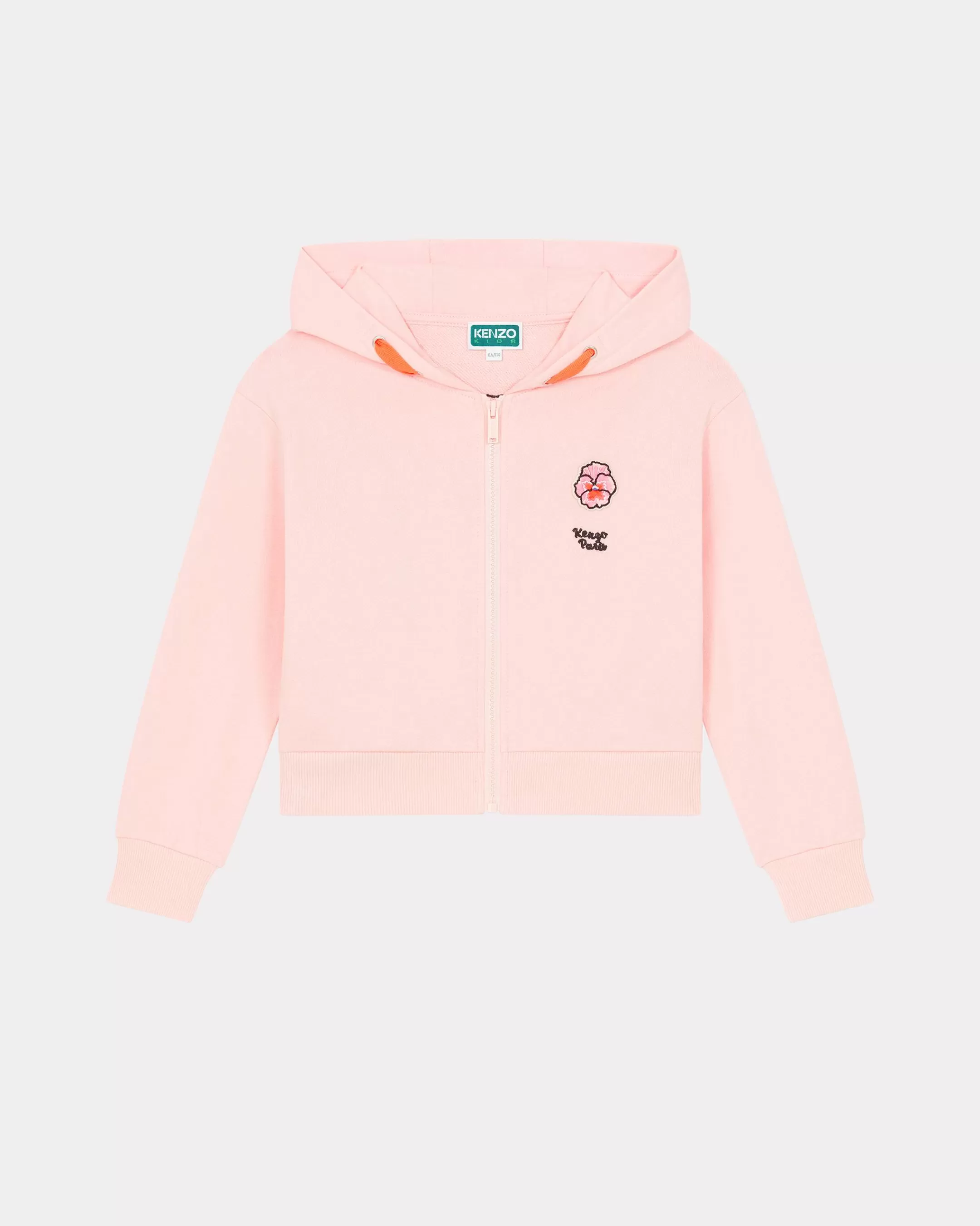 GIRLS (3-12 YEARS)*KENZO 'Flower' embroidered sweatshirt Pastel Pink