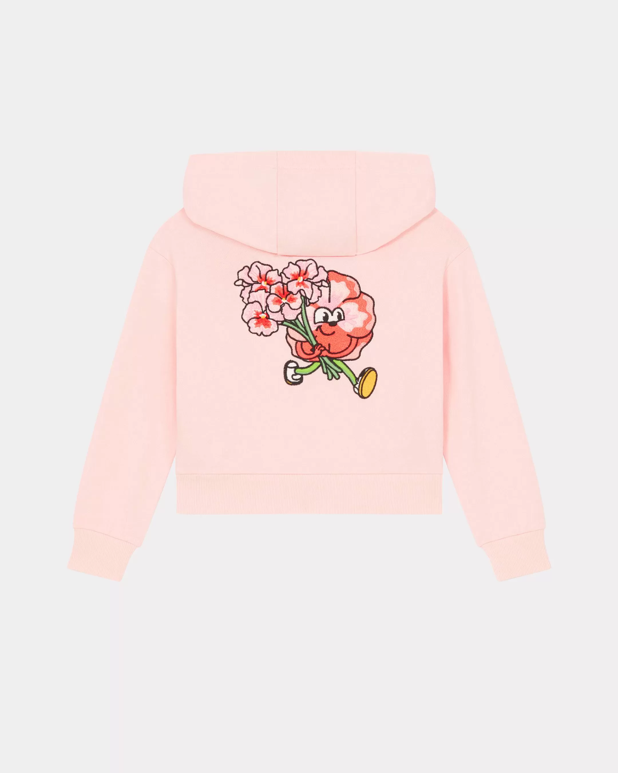 GIRLS (3-12 YEARS)*KENZO 'Flower' embroidered sweatshirt Pastel Pink