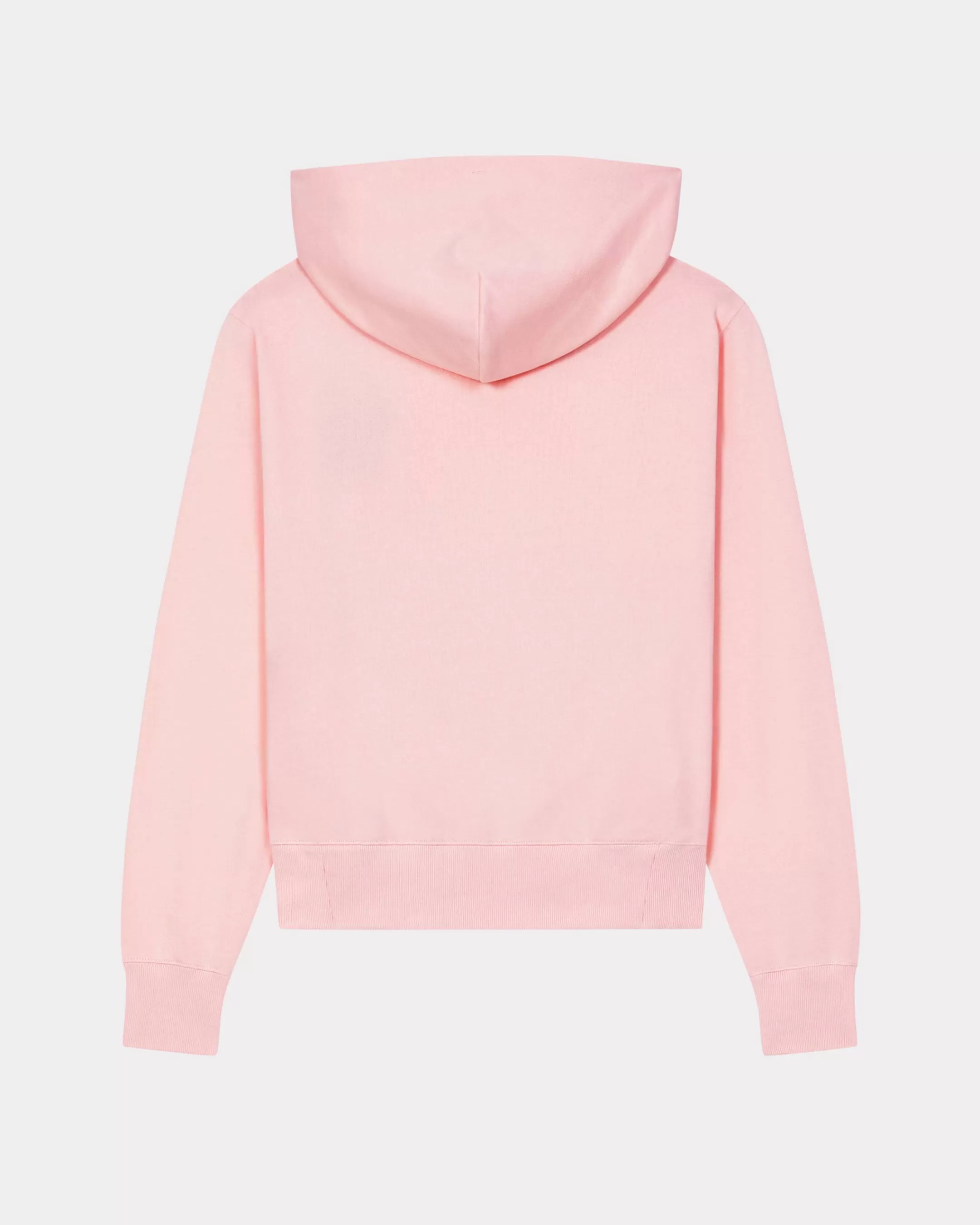 Sweatshirts and Hoodies*KENZO Hooded ' Elephant Crest' embroidered sweatshirt Faded Pink