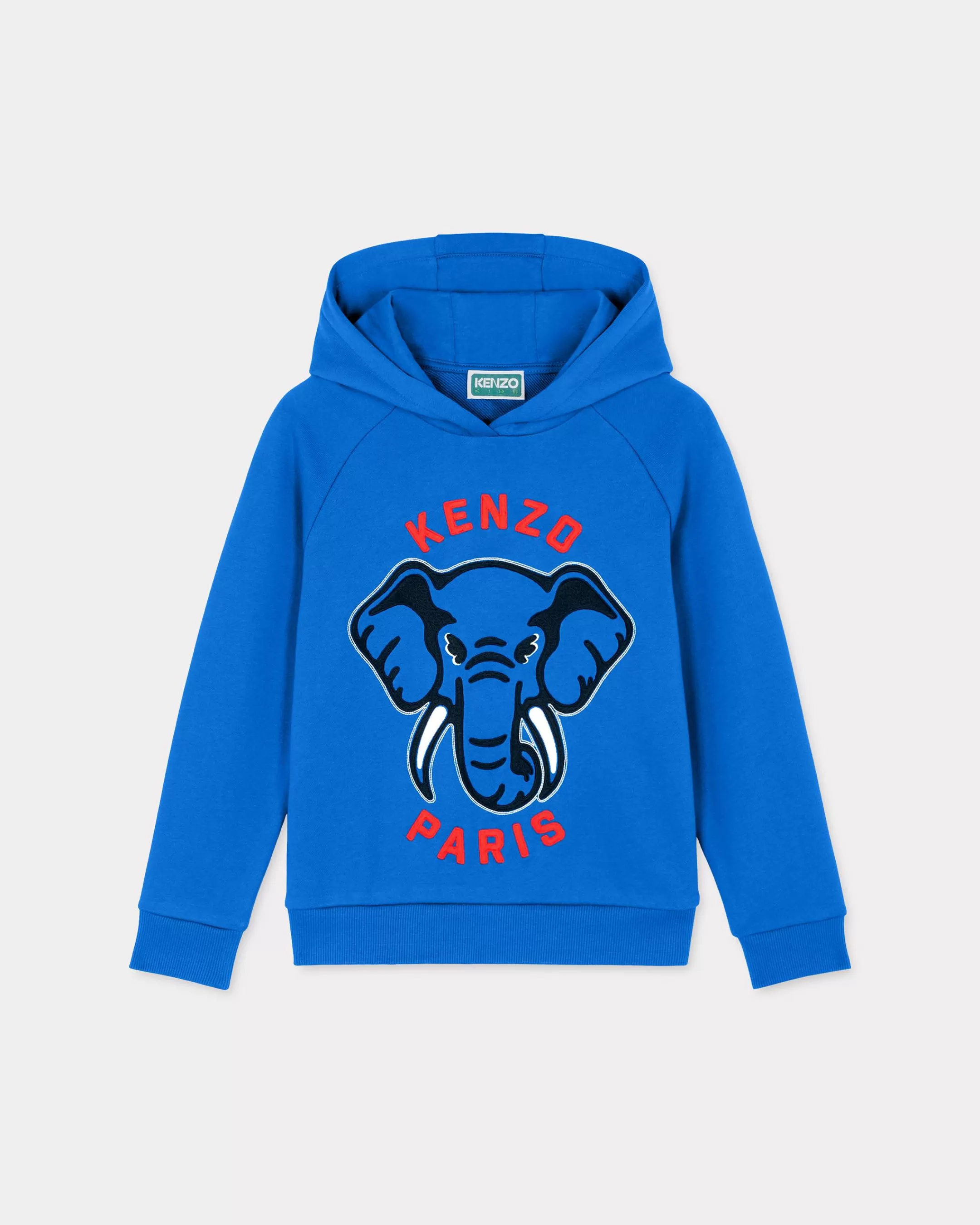 BOYS (3-12 YEARS)*KENZO Hooded sweatshirt made in cotton Cobalt