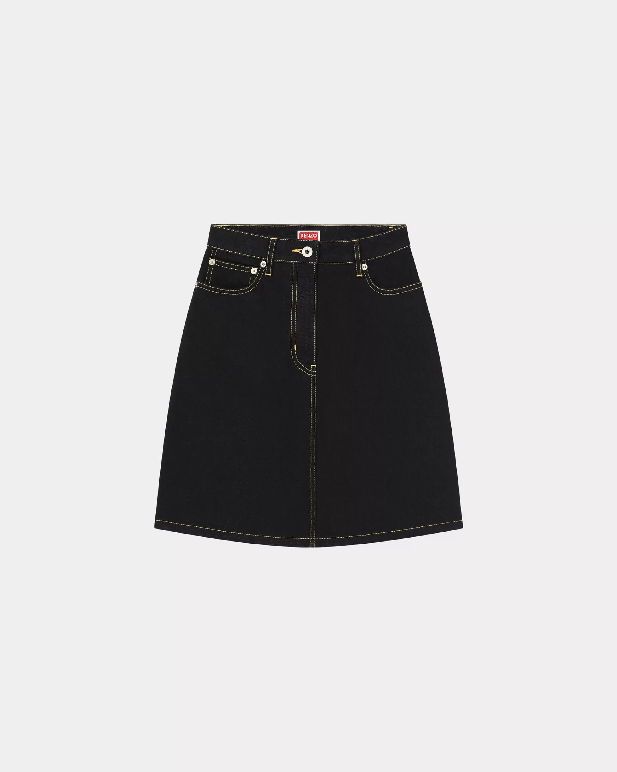 Denim | Dresses and Skirts*KENZO Japanese denim miniskirt Rinse Black Denim