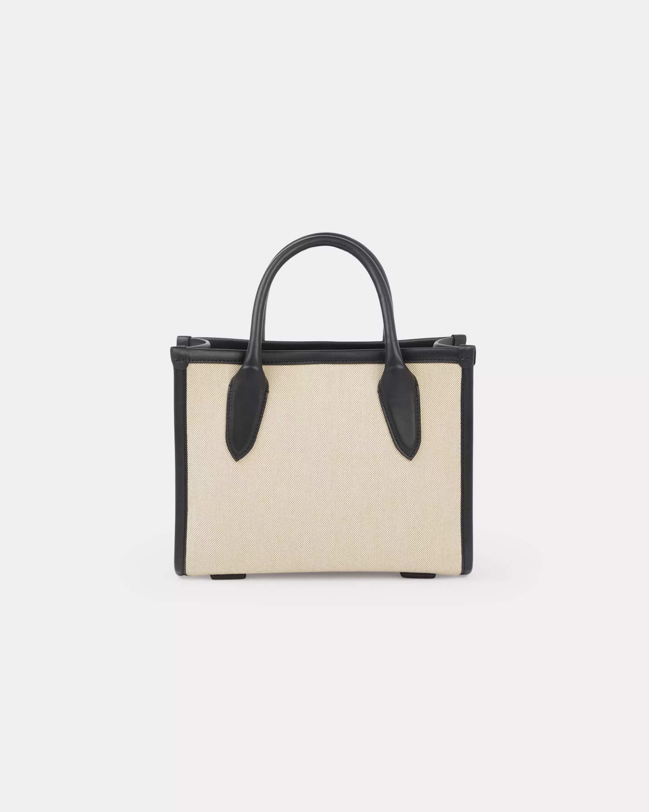 BAGS | Women's Bags*KENZO ' 18' small canvas and leather tote bag Black