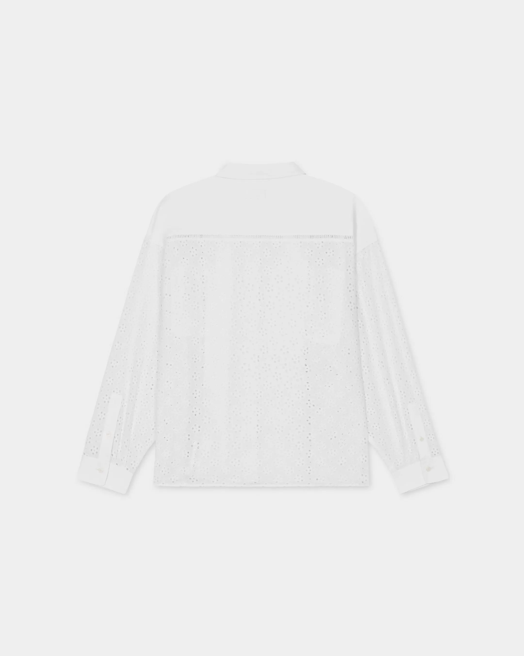 Shirts and Tops | Campaign Looks*KENZO ' Boke Flower Broderie Anglaise' oversized shirt Off White