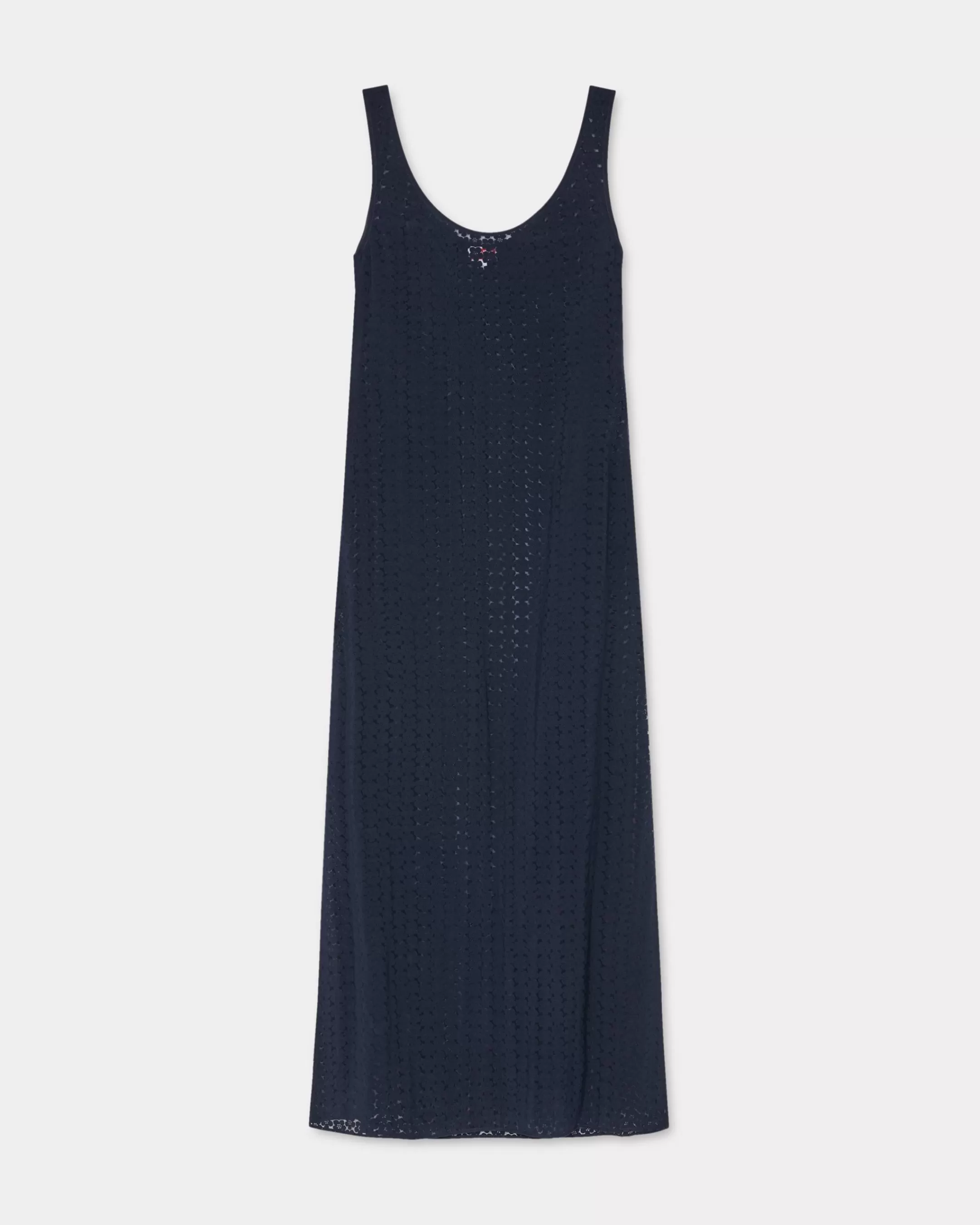 Dresses and Skirts*KENZO ' Boke Flower Dévoré' long dress Midnight Blue