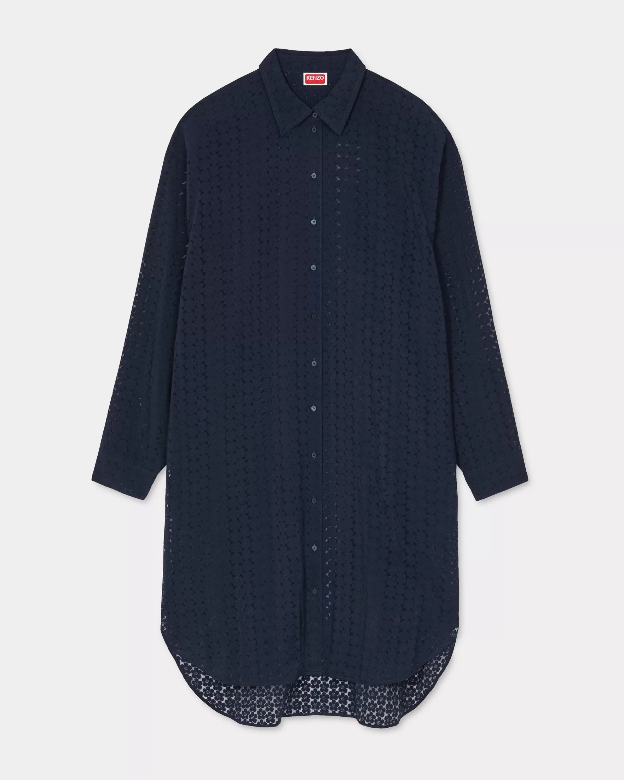 Dresses and Skirts*KENZO ' Boke Flower' shirting dress Midnight Blue