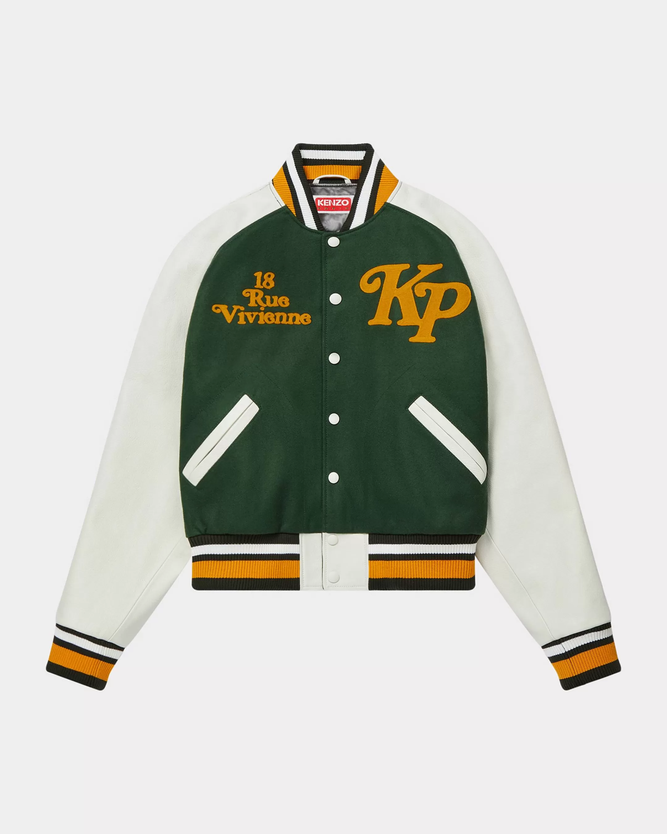 Jackets and Coats | Jackets and Coats*KENZO ' by Verdy' genderless varsity jacket Dark Khaki