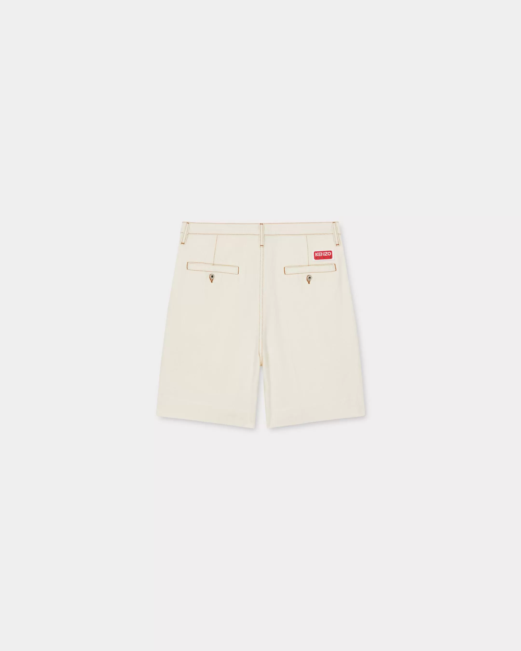 Denim | Pants and Shorts*KENZO ' Creations' relaxed straight short Stone Bleached White Denim