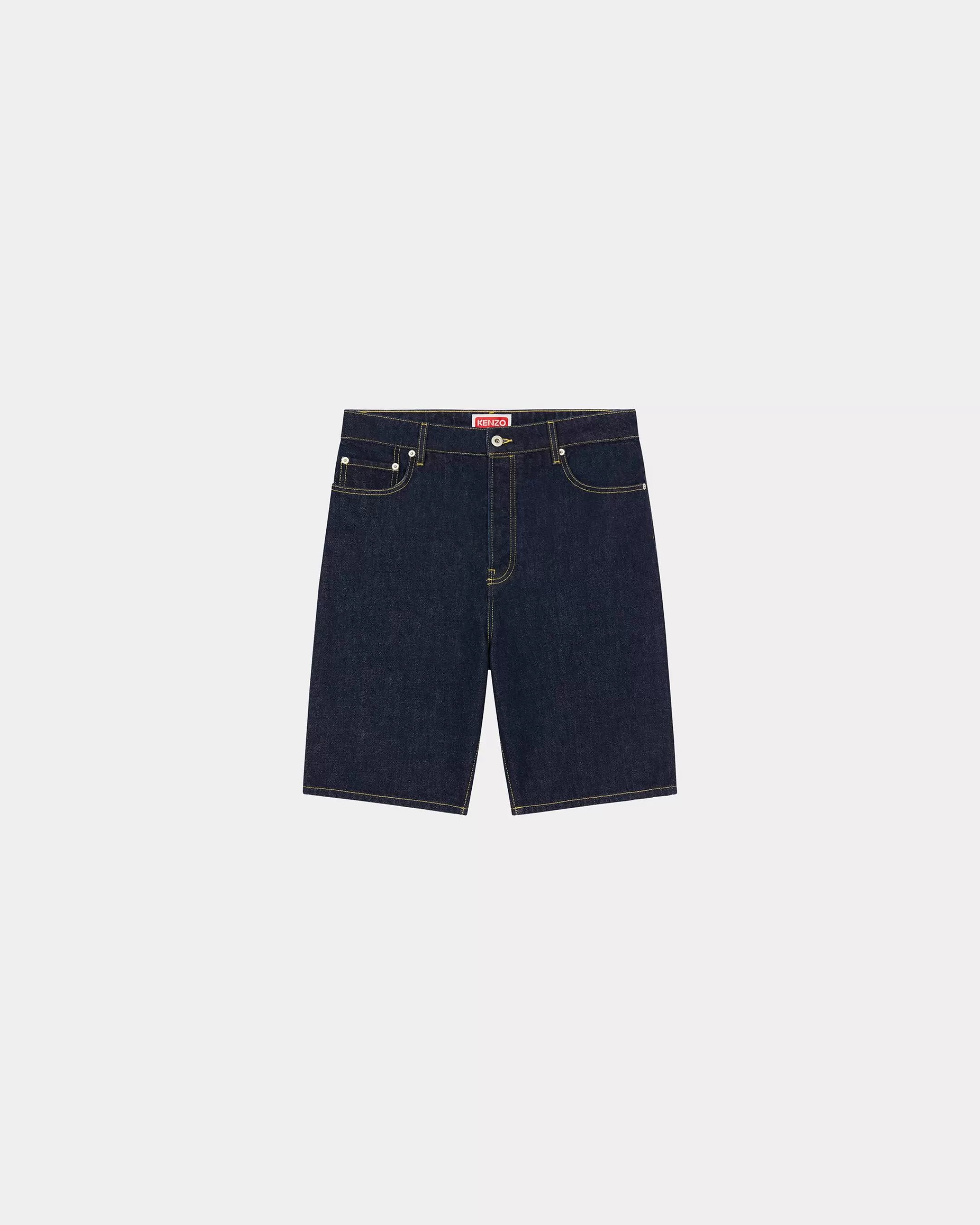 Denim | Pants and Shorts*KENZO ' Creations' straight HIMAWARI shorts in denim Rinse Blue Denim