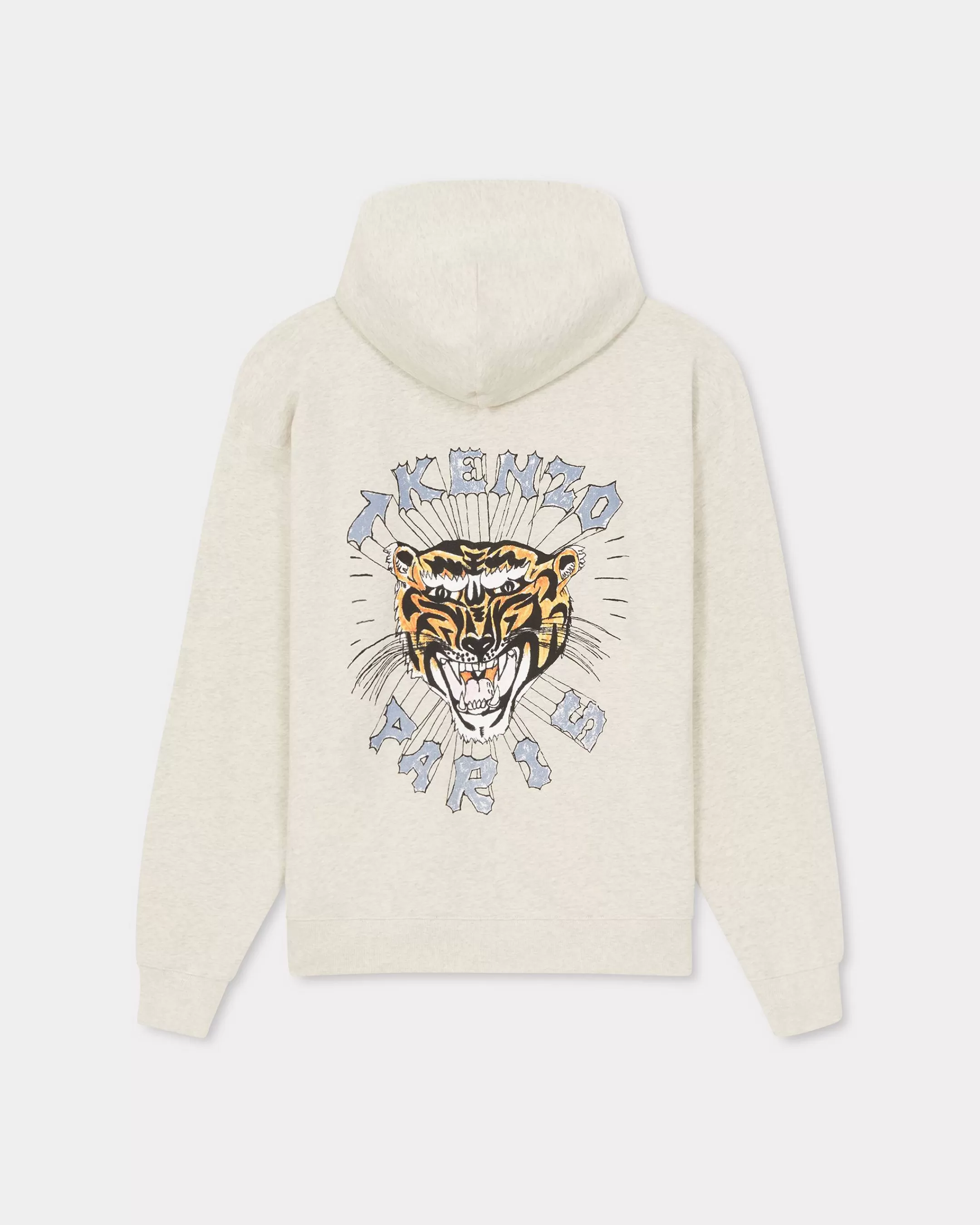 Sweatshirts and Hoodies*KENZO ' Drawn Varsity' embroidered oversized hoodie sweatshirt Pale Grey