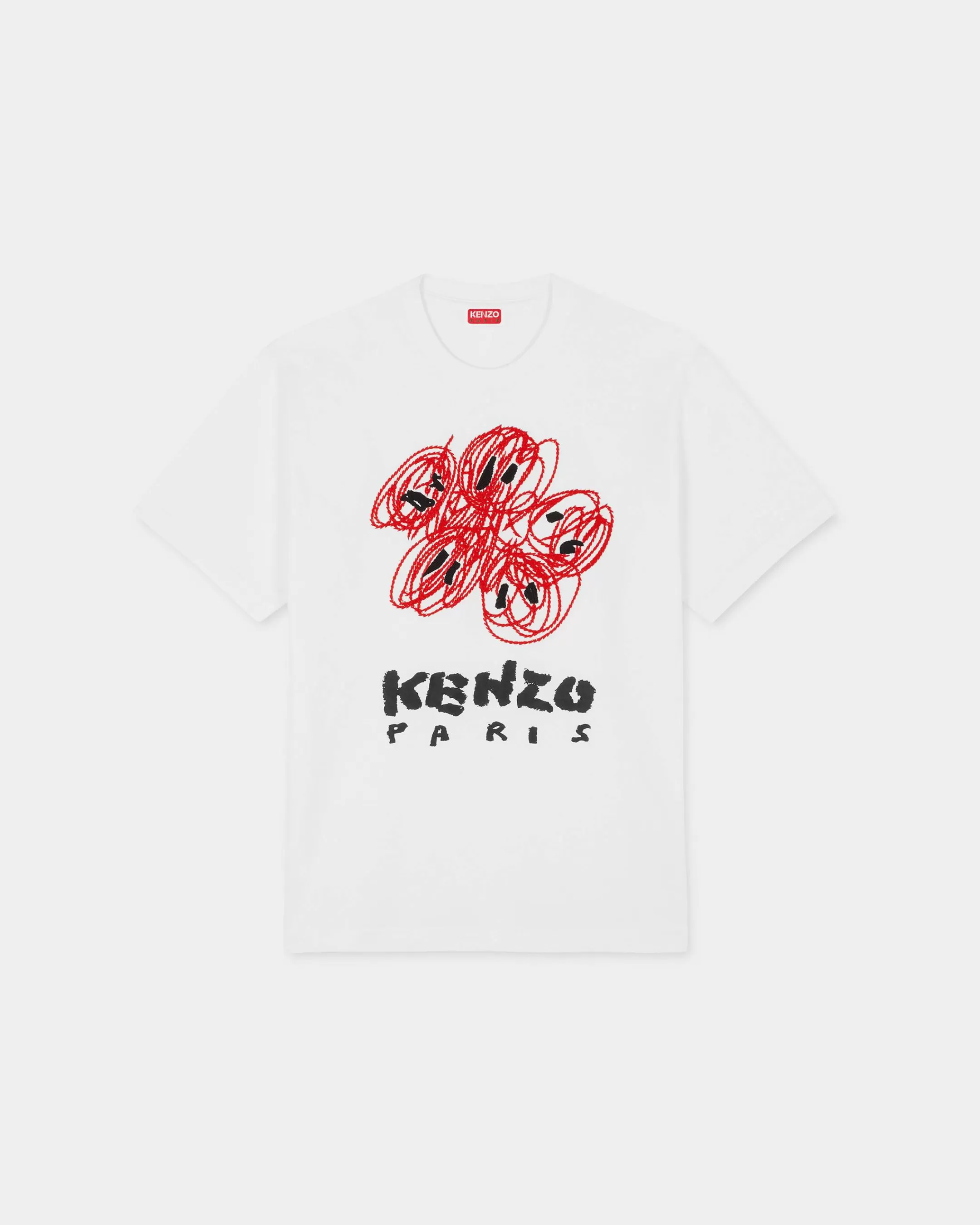 T-shirts and Polos | Gifts*KENZO ' Drawn Varsity' embroidered T-shirt Off White