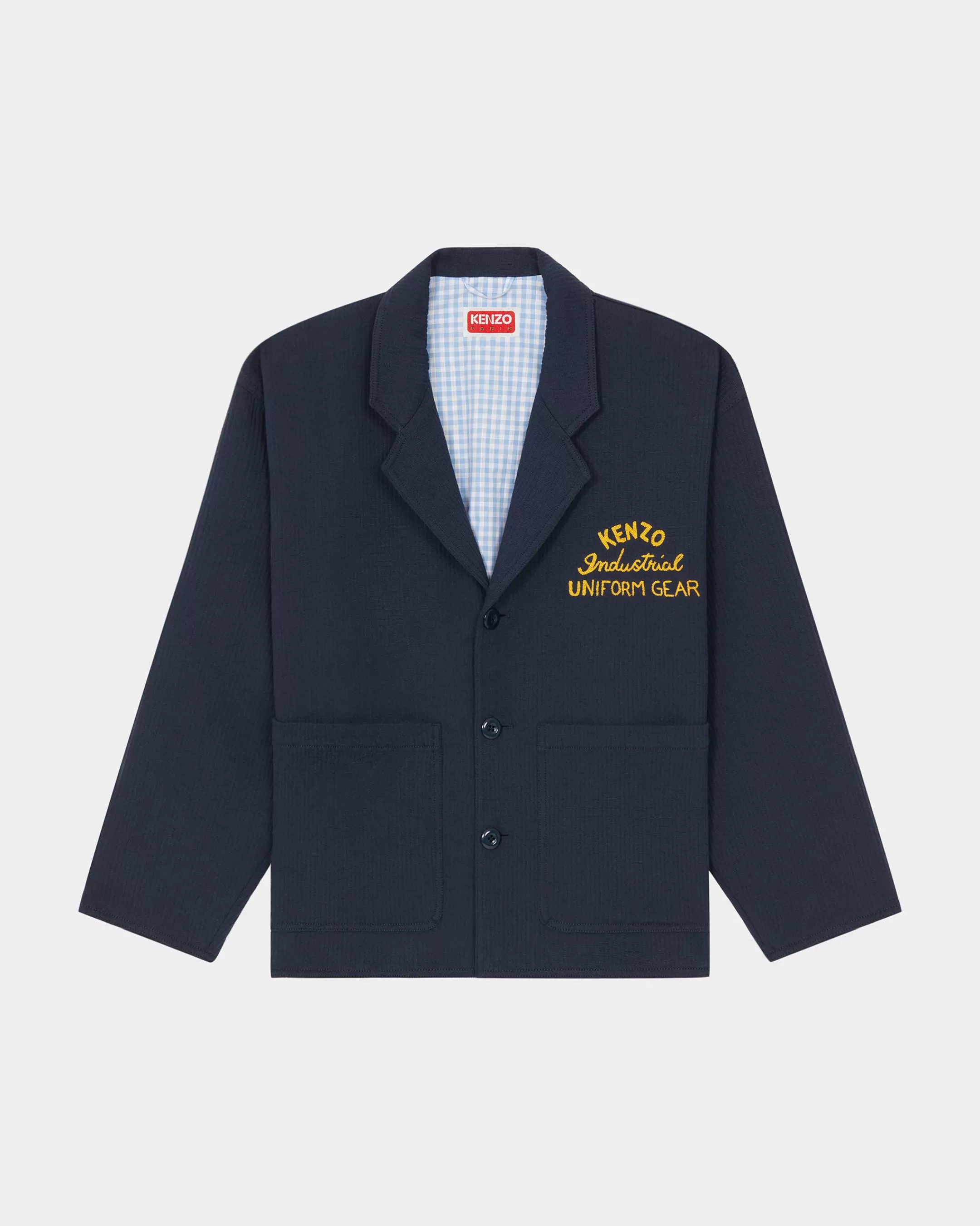 Jackets and Coats | Gifts*KENZO ' Drawn Varsity' embroidered workwear jacket Midnight Blue