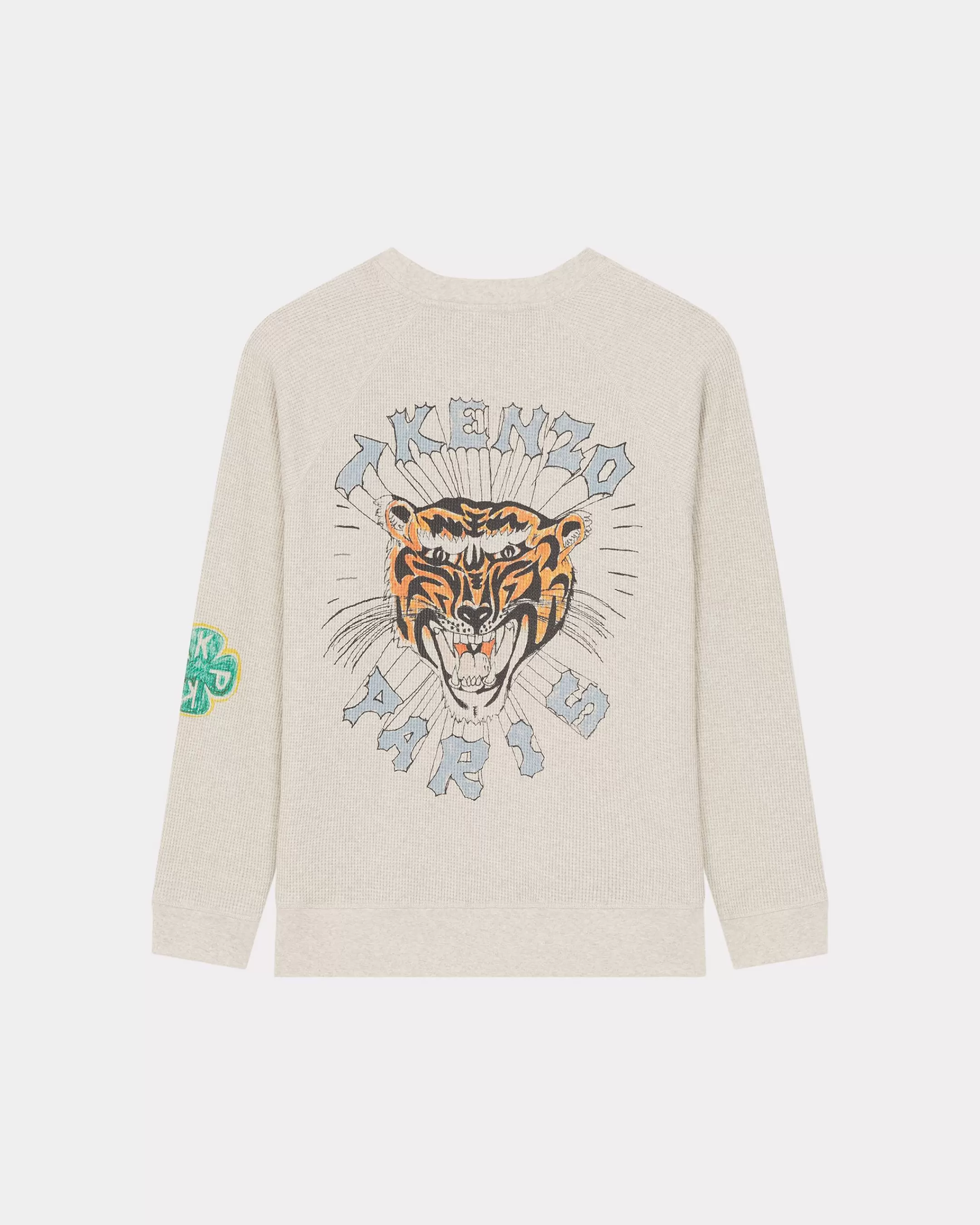 Sweatshirts and Hoodies*KENZO ' Drawn Varsity' oversized sweatshirt Pale Grey