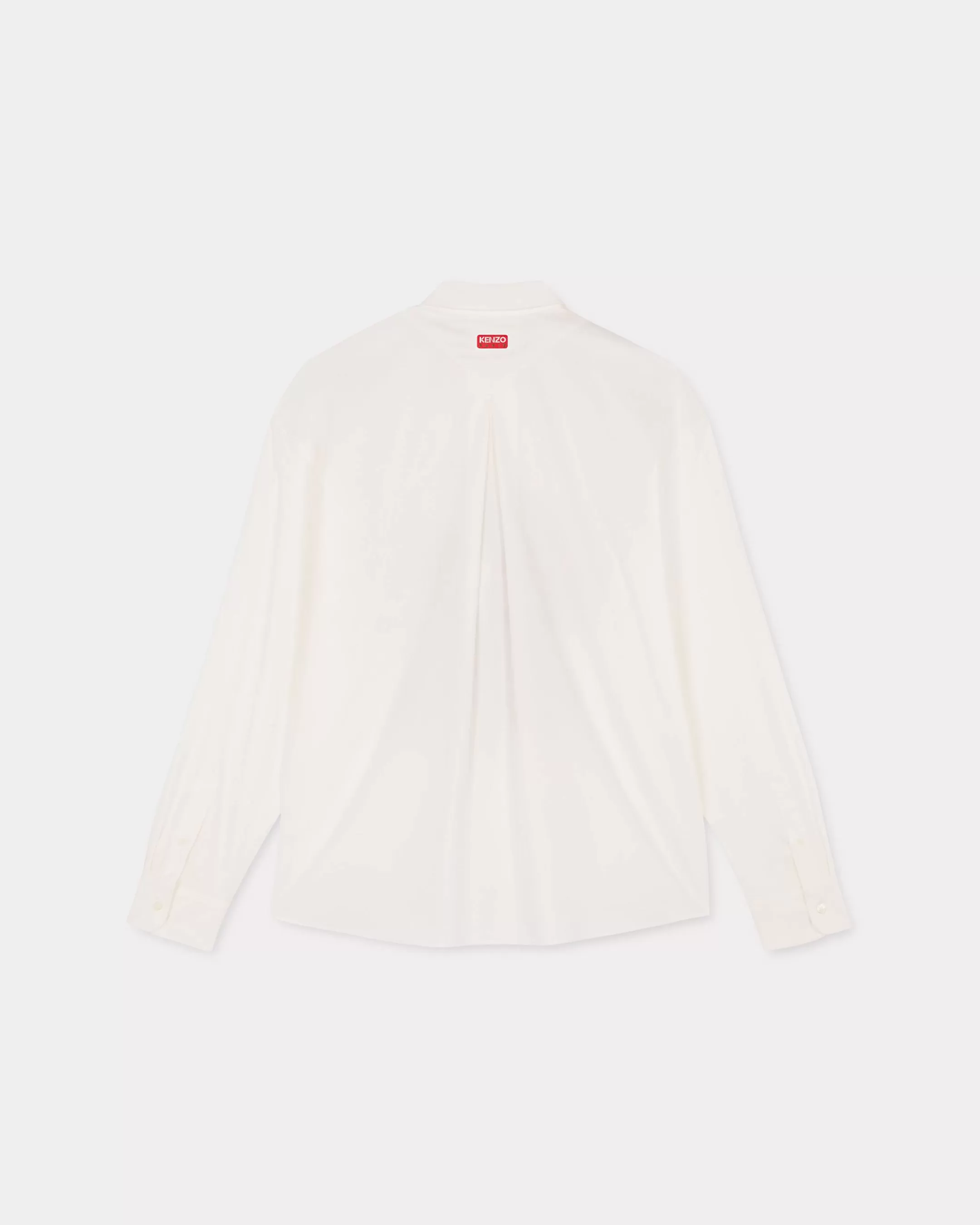 Shirts*KENZO ' Drawn Varsity' shirt with removable tie White