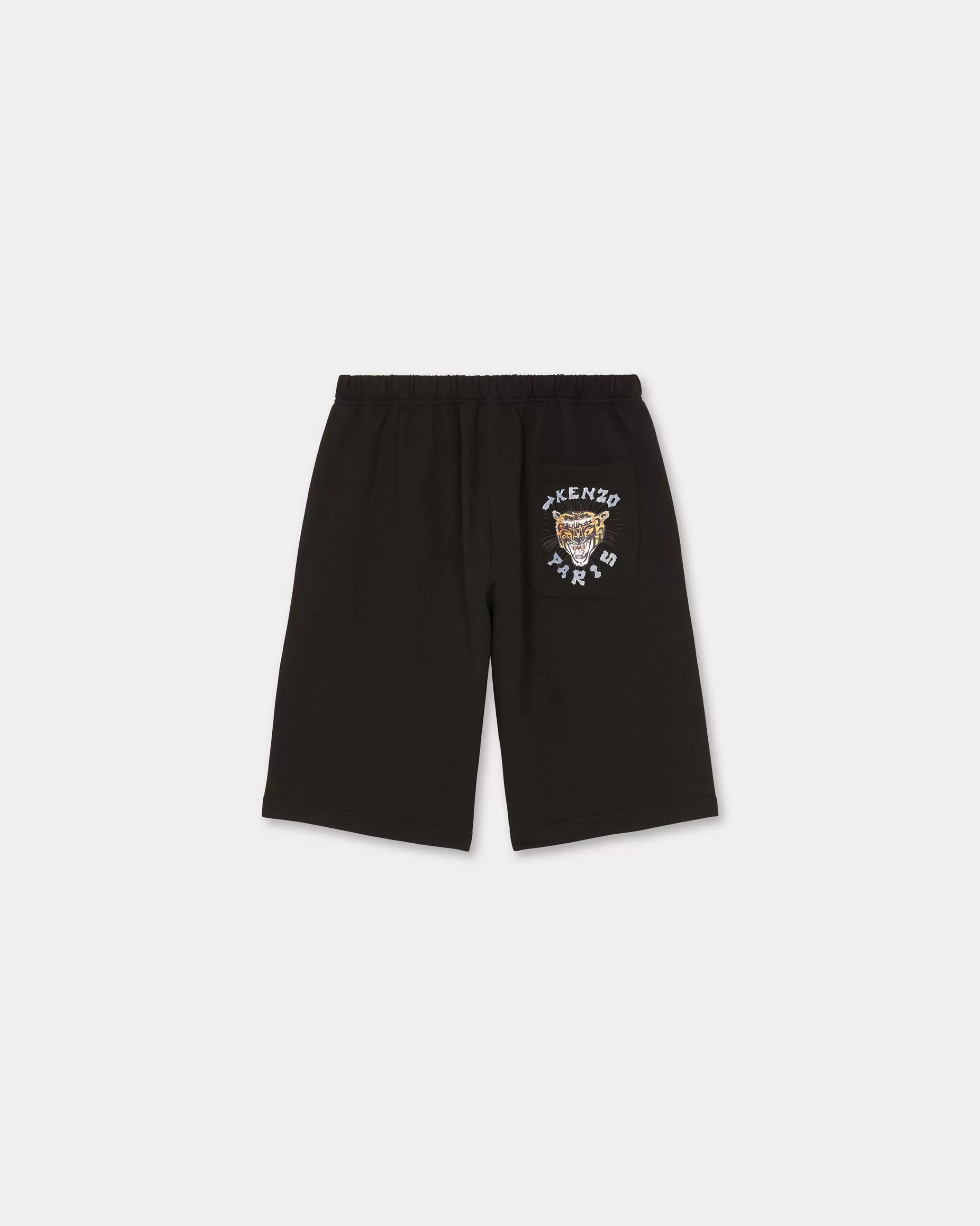 Pants and Shorts*KENZO ' Drawn Varsity' shorts Black