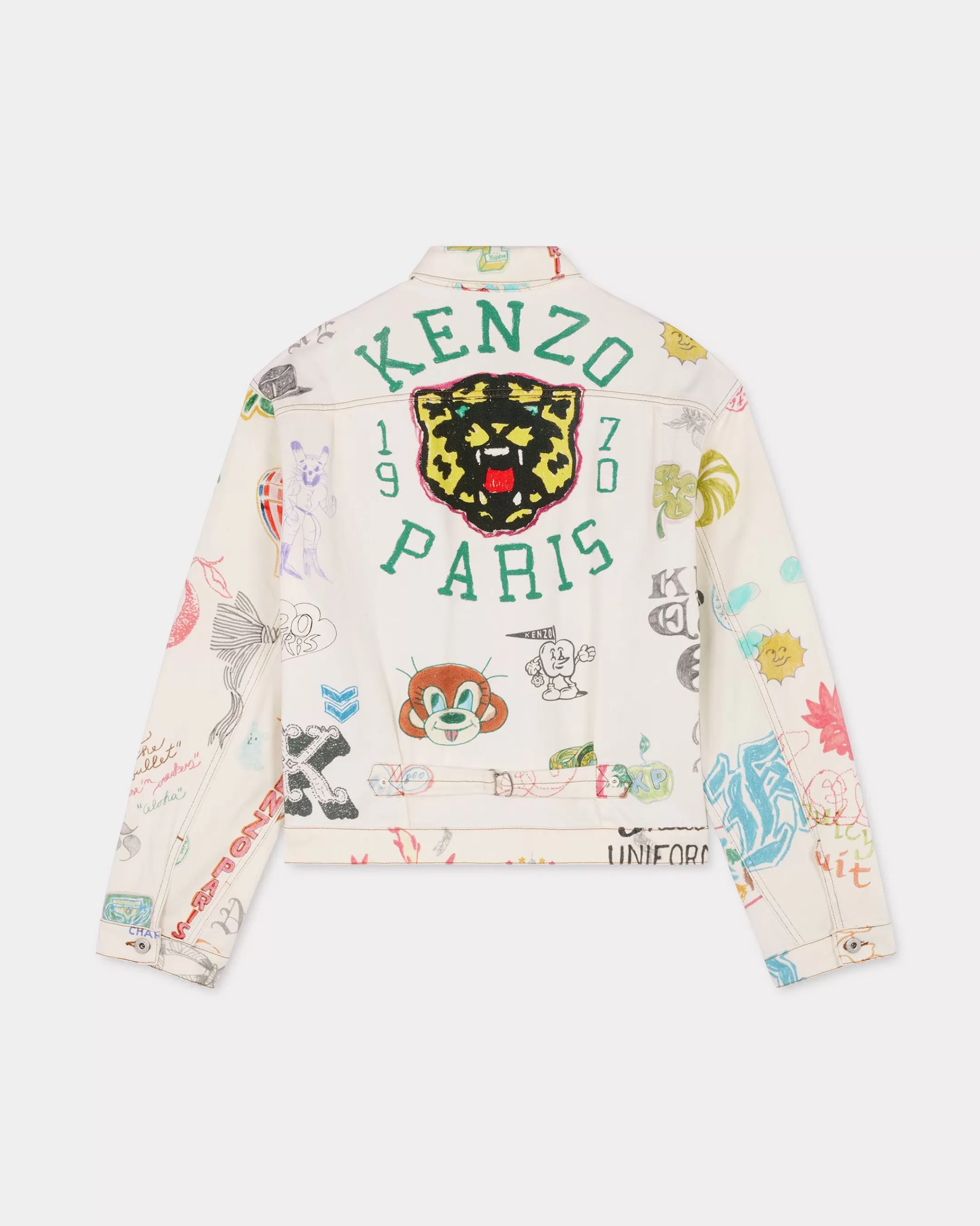 Denim | Jackets and Coats*KENZO ' Drawn Varsity' trucker jacket Multicolor